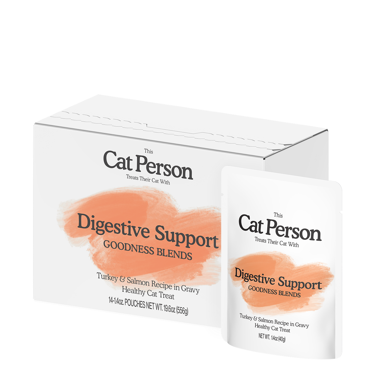 Carton of Cat Person Digestive Support Goodness Blends