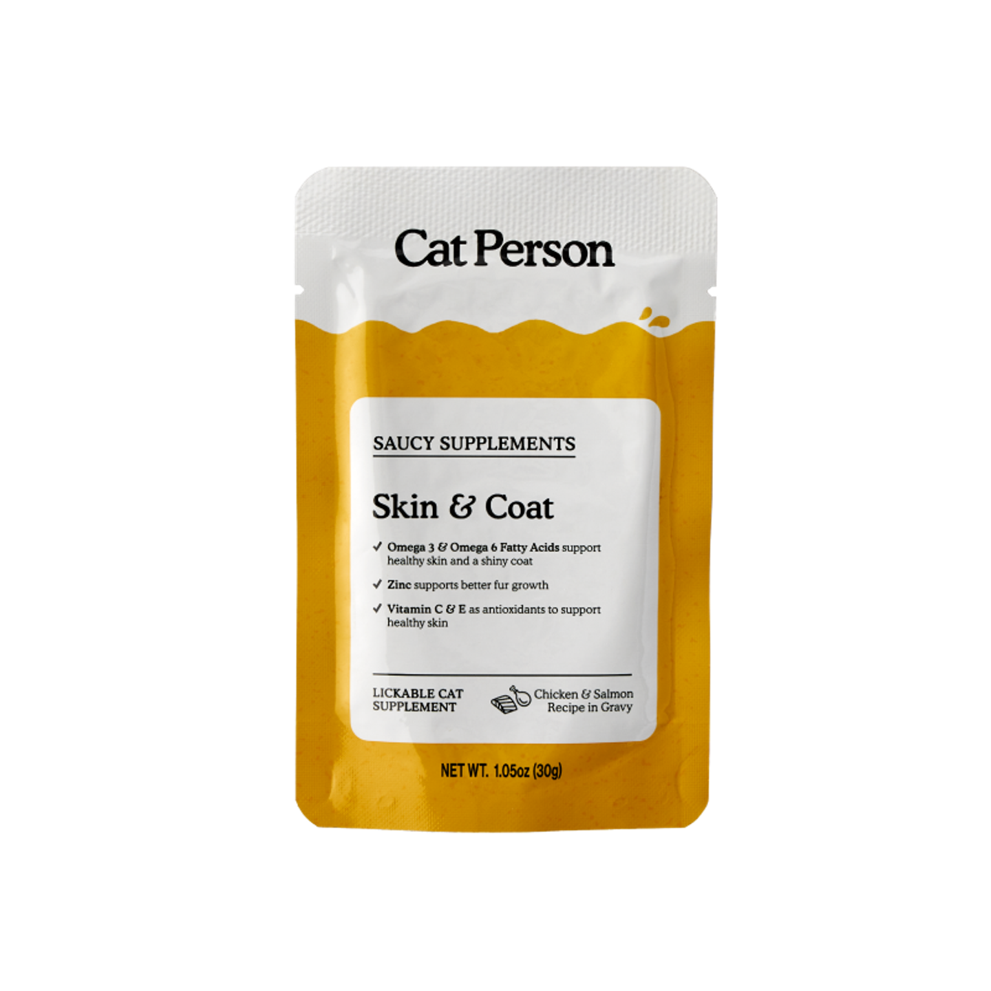 Pouch of Cat Person Skin & Coat Supplement
