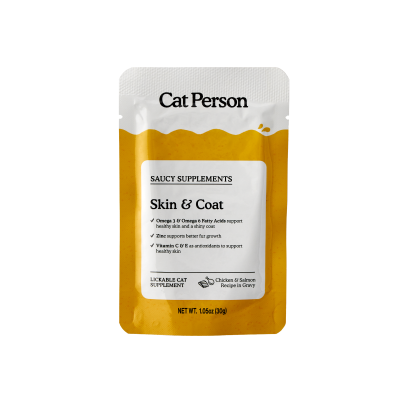 Pouch of Cat Person Skin & Coat Supplement