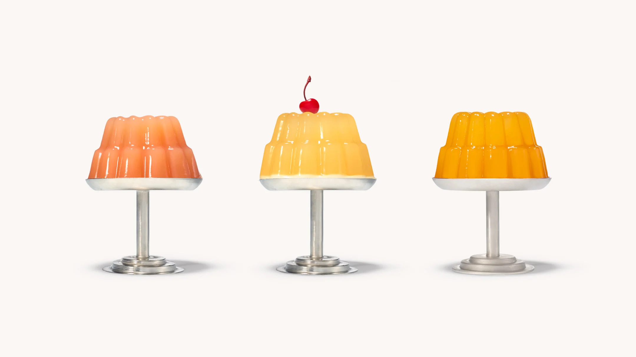 Gelee bundts on pedestals