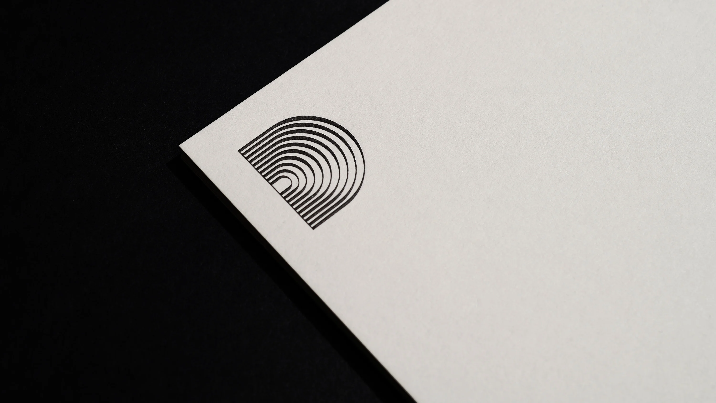 Downtown Music Group custom D secondary mark, designed by RoAndCo Studio