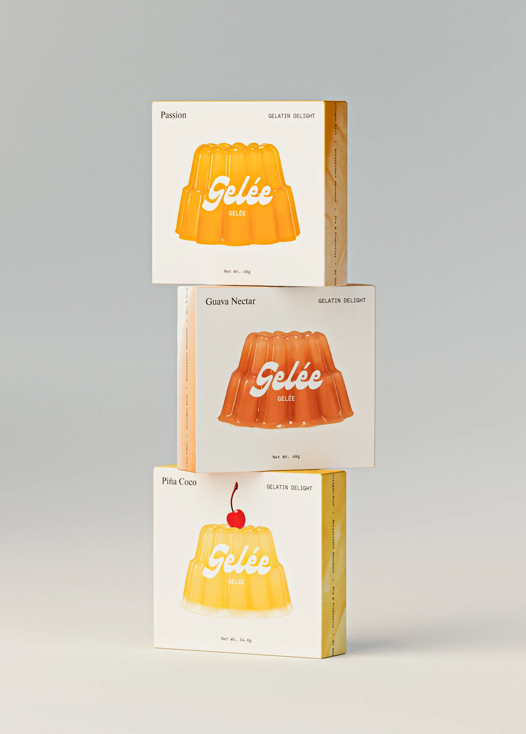 Gelee Brand collage with Gelee logo