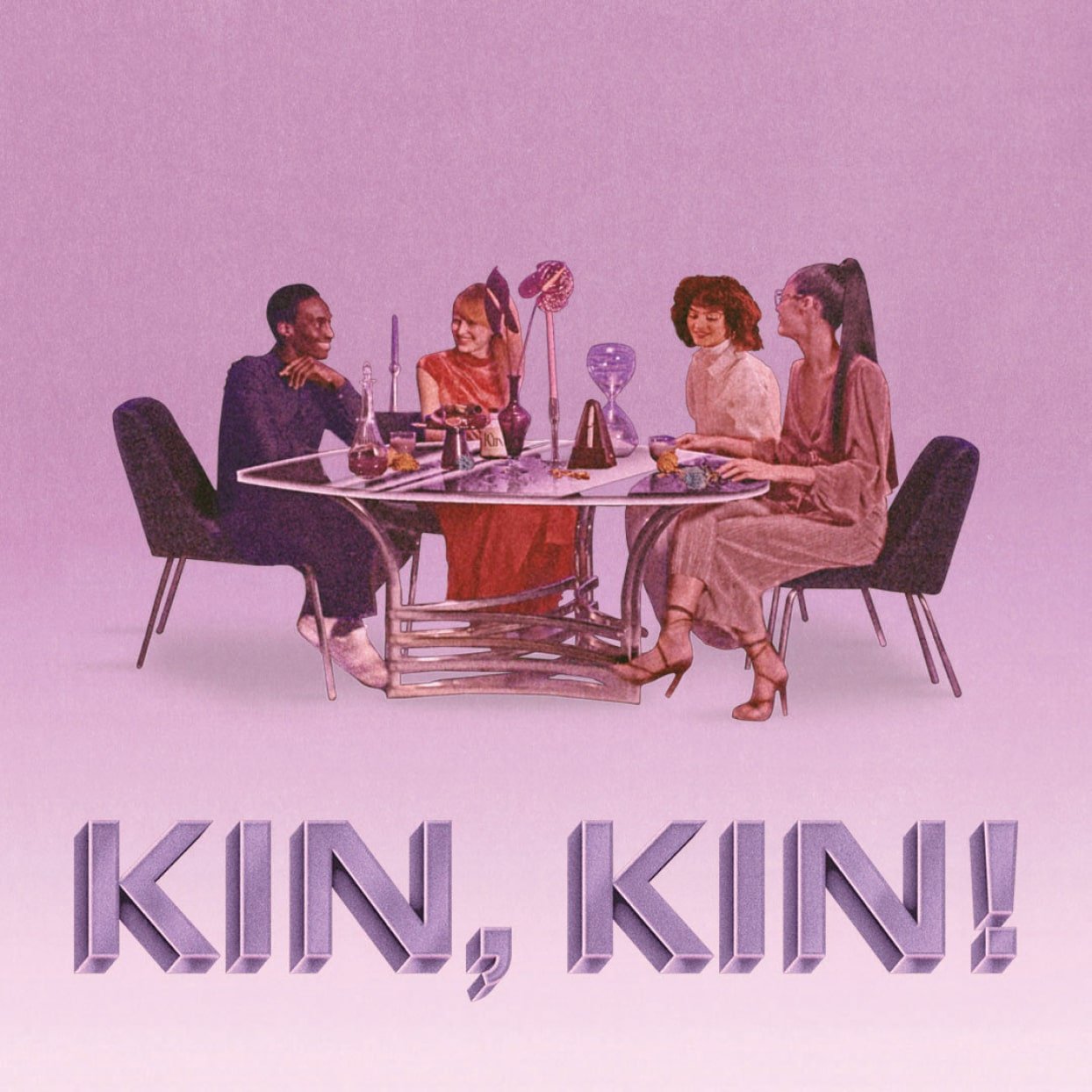 Kin Euphorics Campaign ad, illustrations by Robert Beatty. Campaign Art Direction Branding by RoAndCo