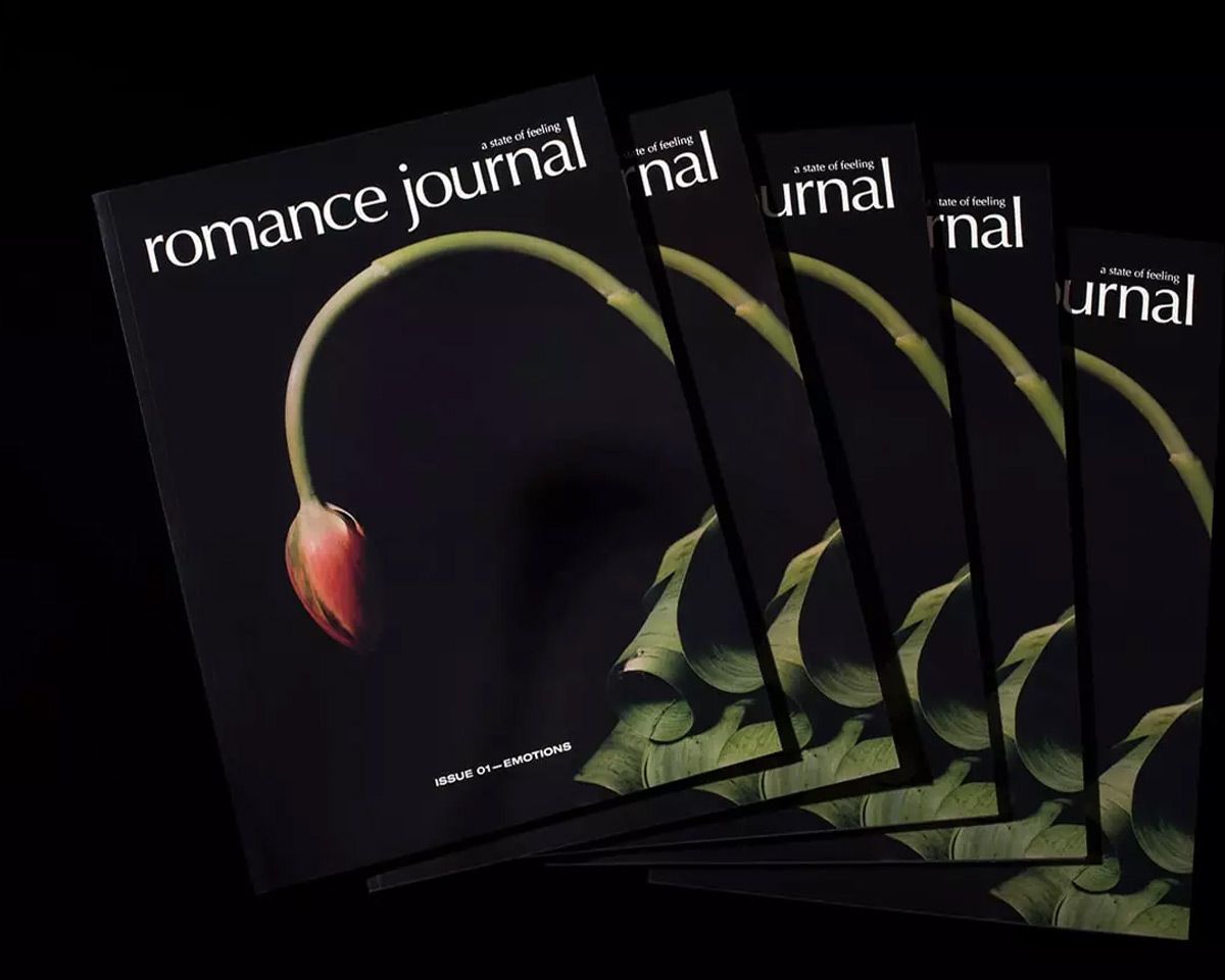 Romance Journal Issue 01 Cover – tulip buds. Publication design, art direction, print design, interviews by RoAndCo. 