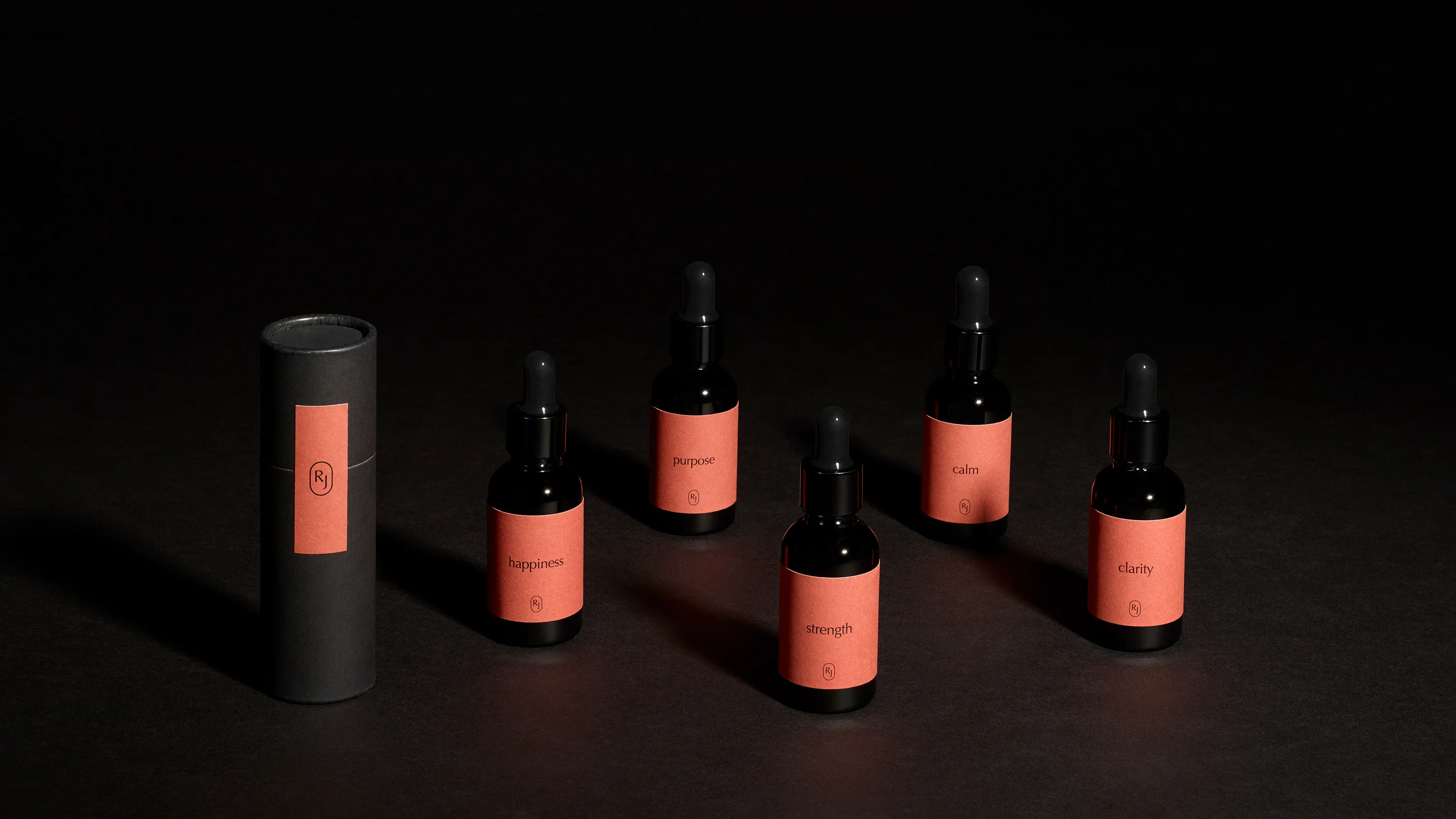 Custom essences made by Flora Luna for Romance Journal Issue 01 Emotions launch. Publication design, art direction, print design by RoAndCo.