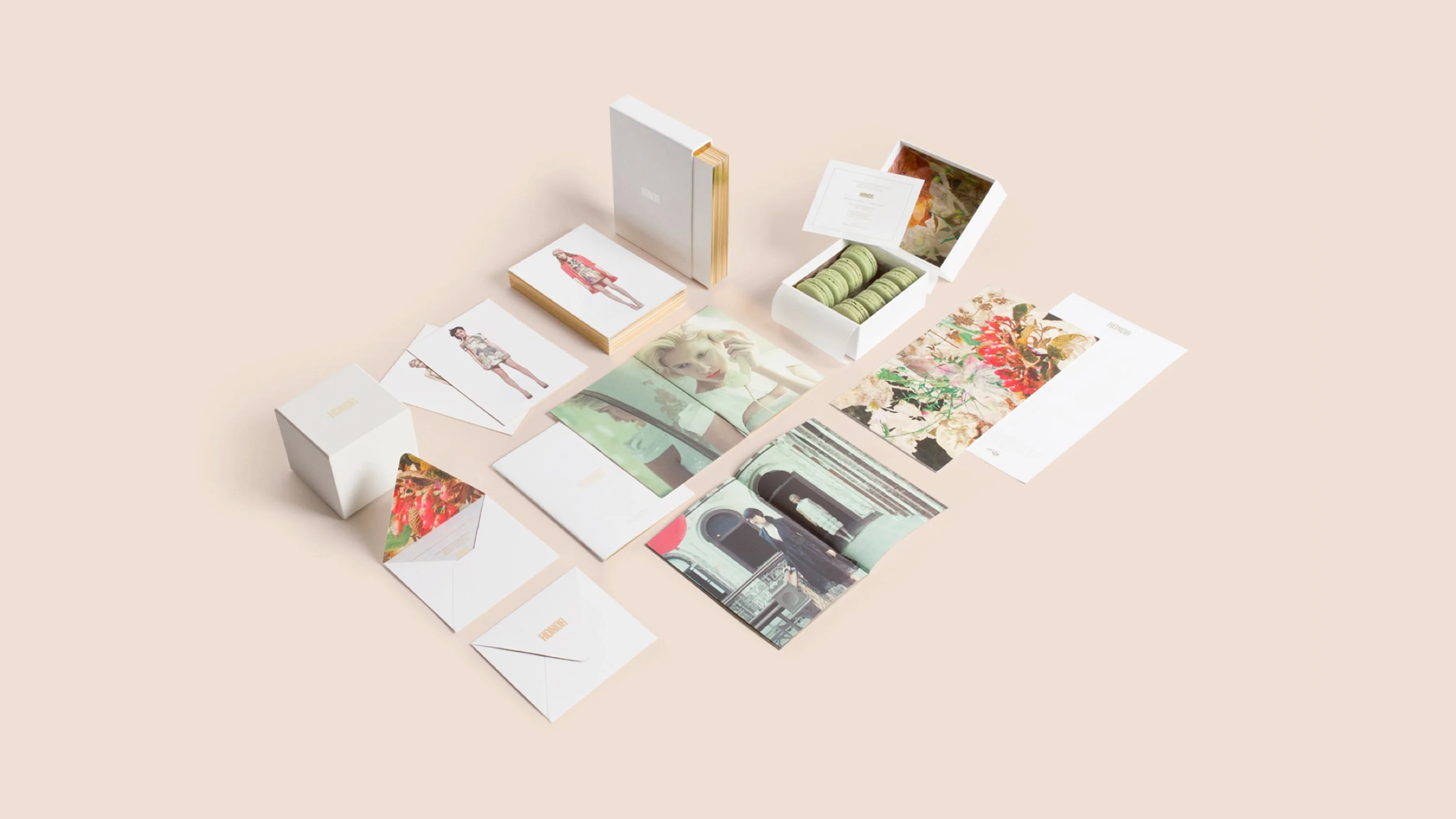 Honor Fashion Week 2010 print collection: invite, poster, gift, designed by RoAndCo Studio