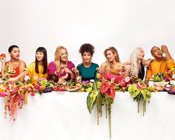 No sacrifices. Sakara last supper table-scape, campaign Art direction by RoAndCo