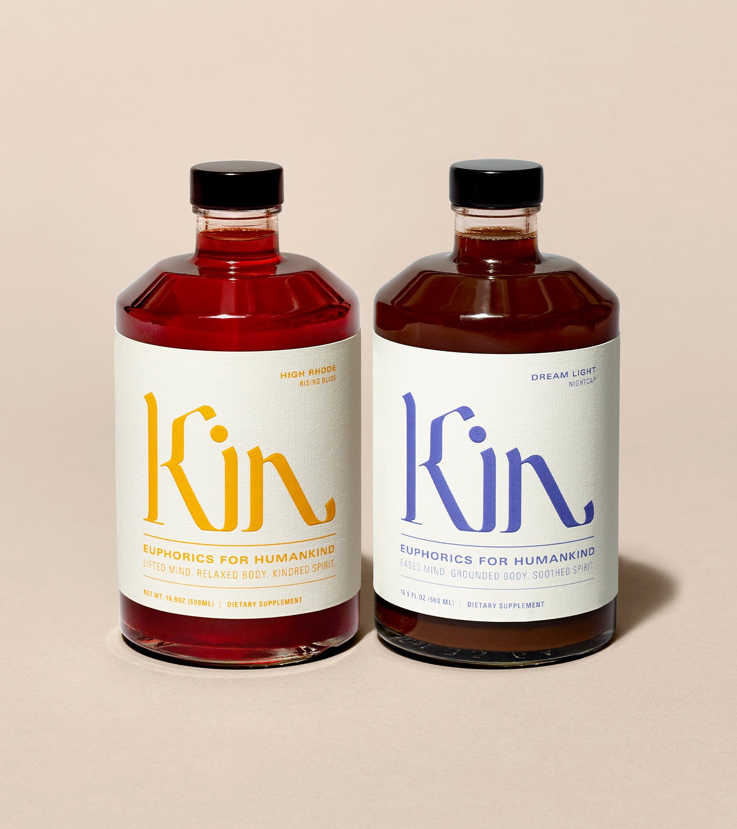 Kin Euphorics Packaging Design by RoAndCo