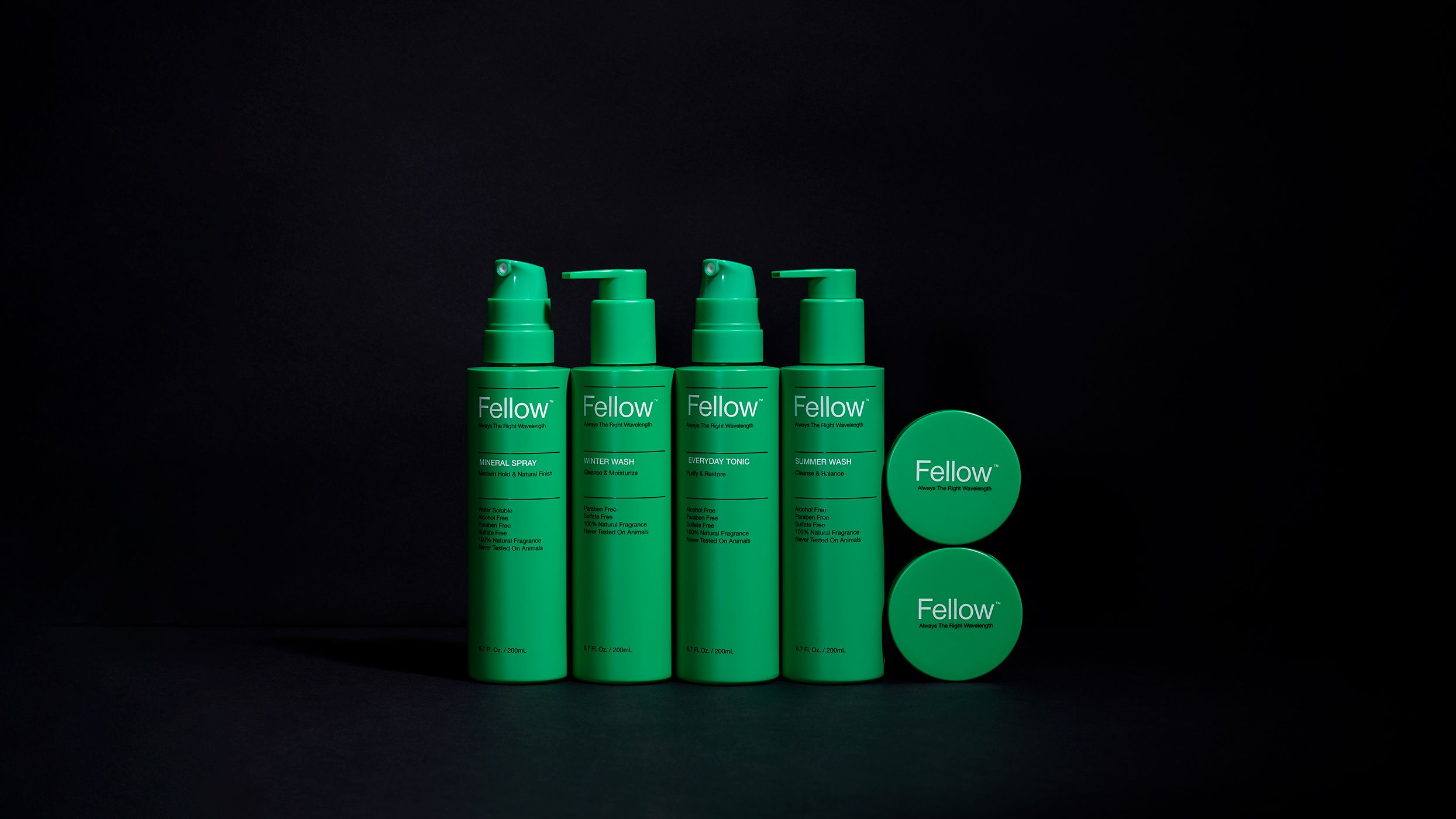 Fellow product suite, branding and packaging design by RoAndCo