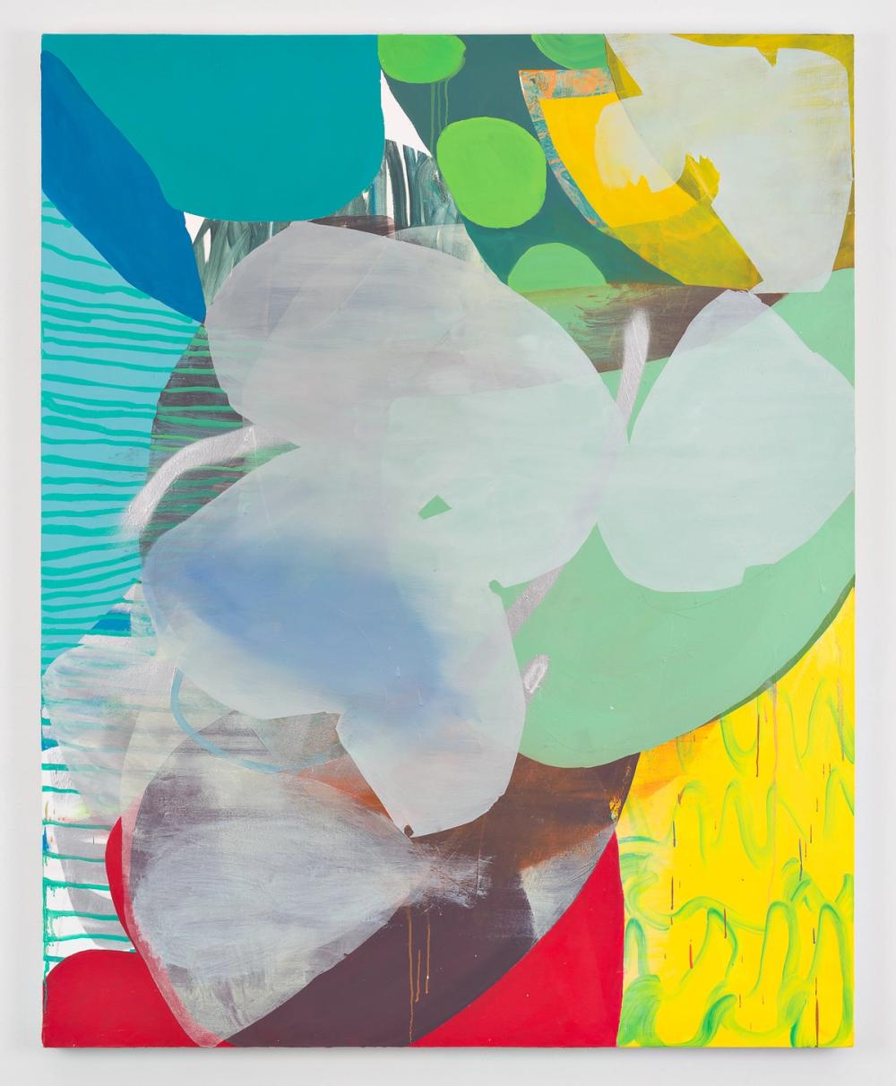 Myrtle, 2017, acrylic and oil on canvas, 50 x 45 in.