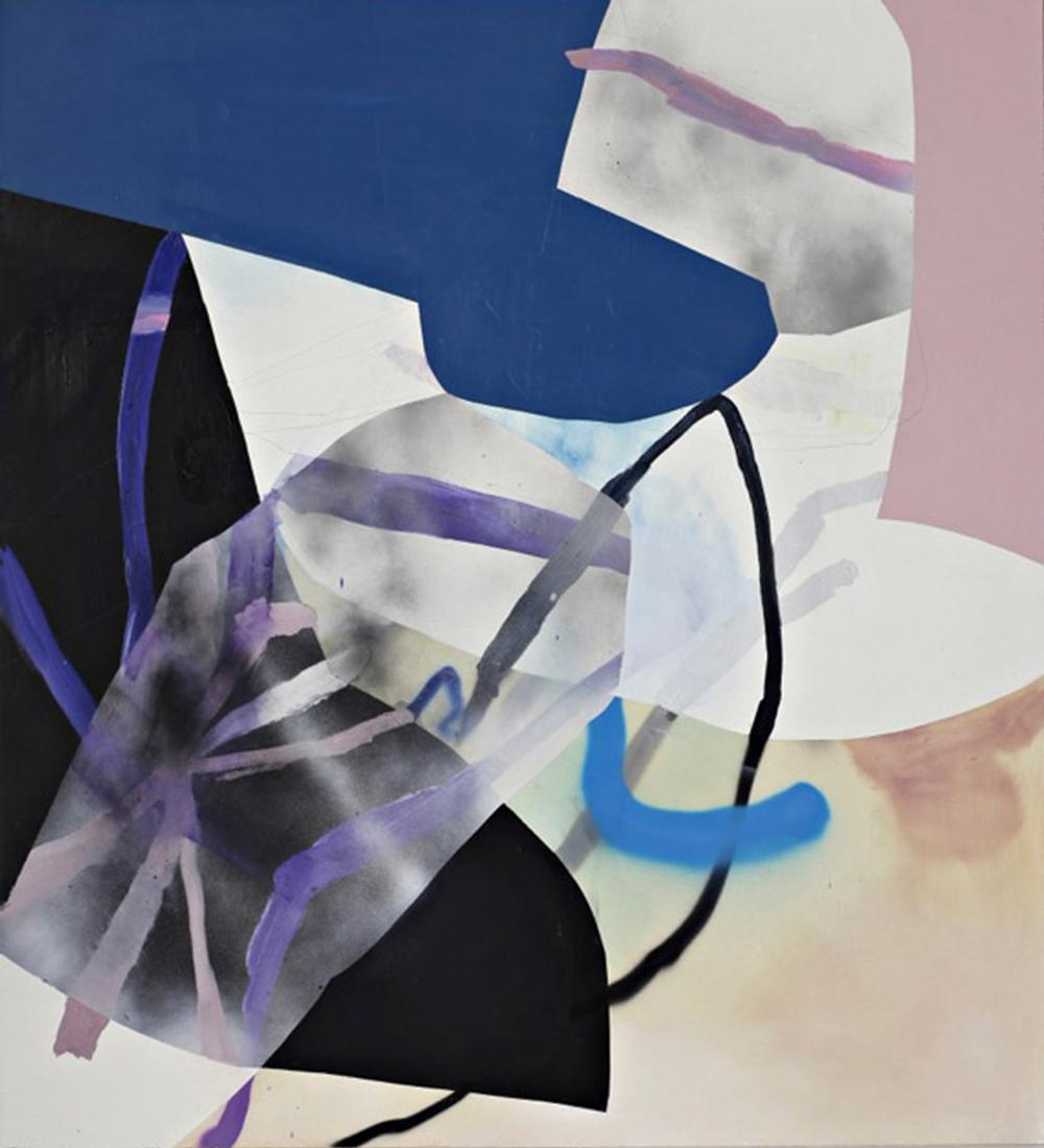 Prussian, 2011, acrylic and oil on canvas, 60 x 50 in.