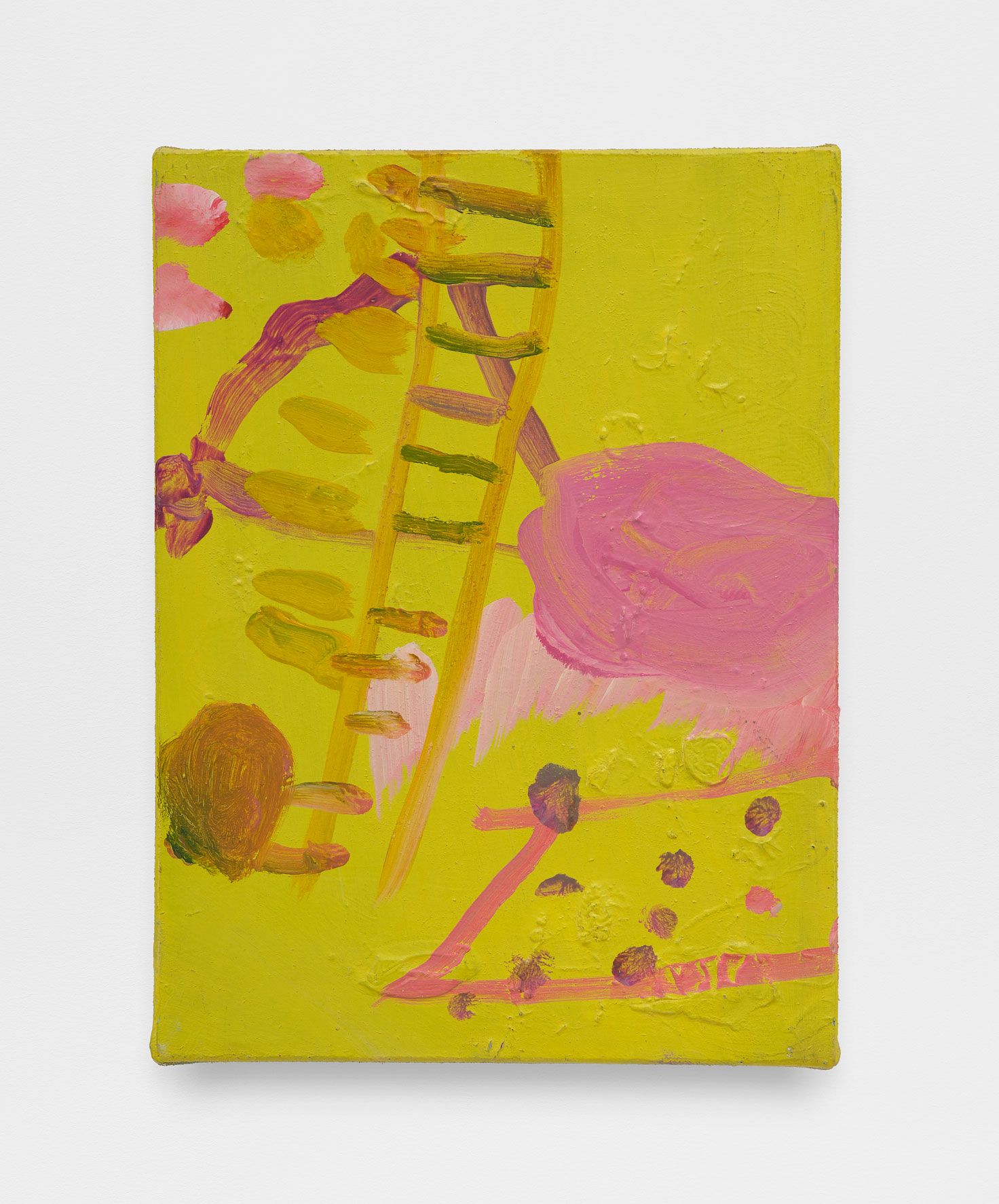 Tennis, 2019, oil on wood panel 12 x 9 in.