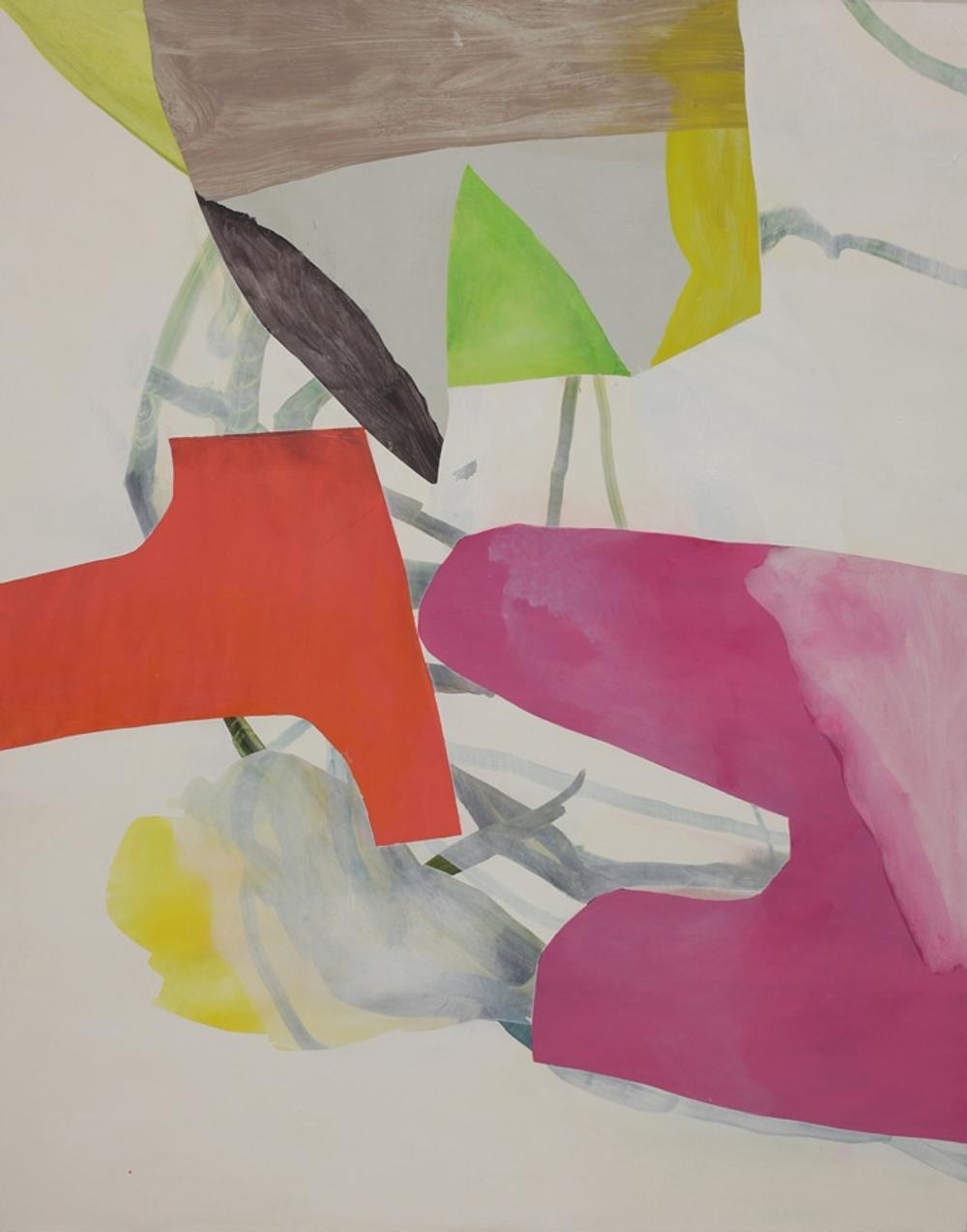 Speed Tracer, 2010, acrylic and oil on canvas, 55 x 50 in.