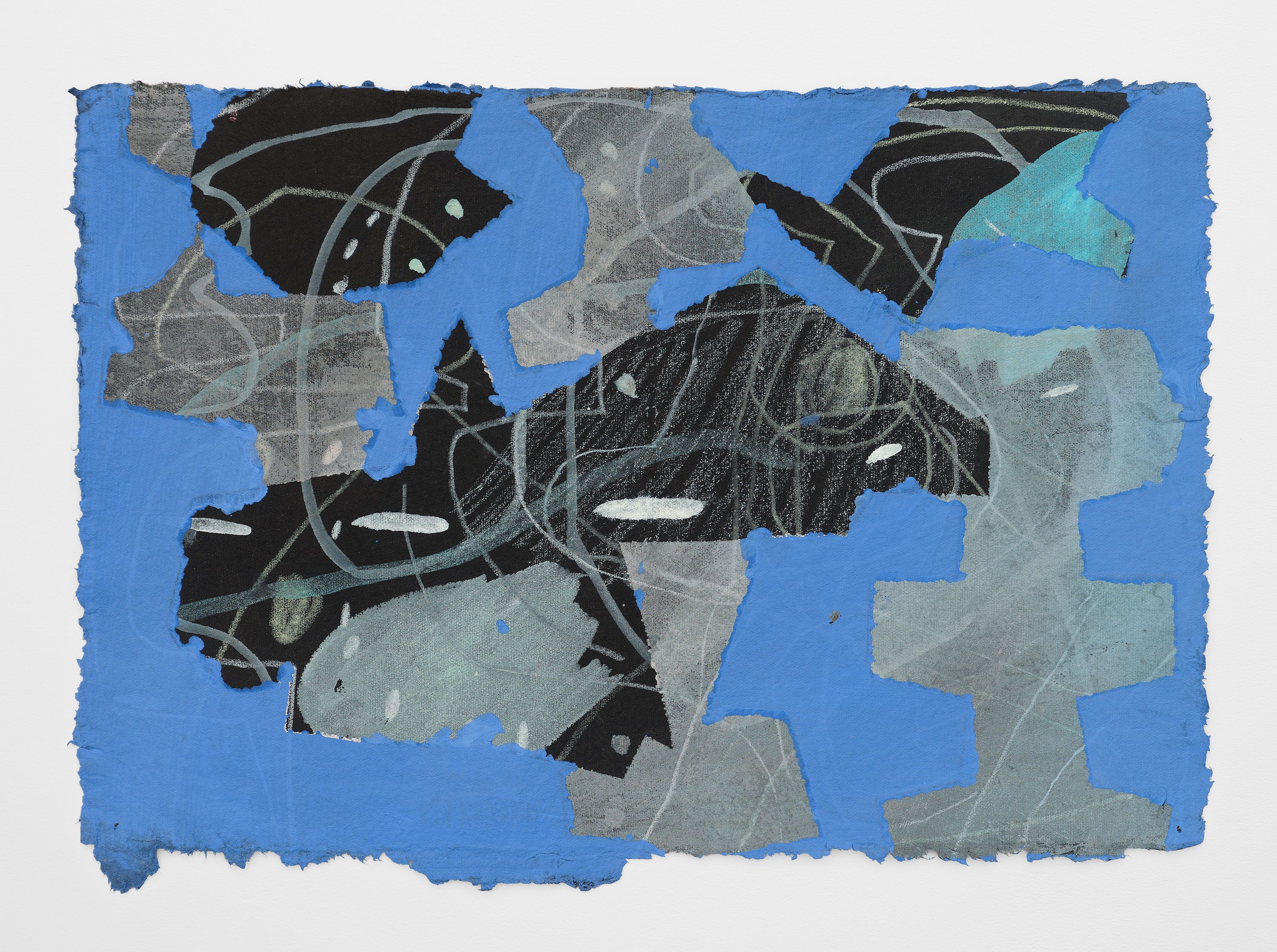 #31, 2024, gouache, flashe, watercolor pencil on paper, 10 1/2 x 15 3/4 in.