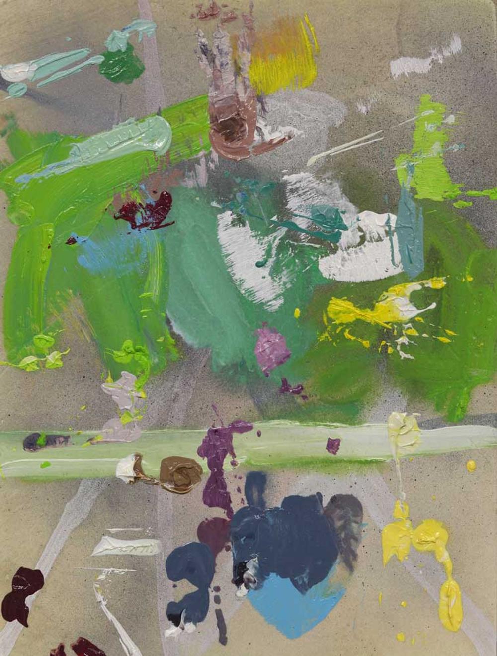 Run 4, 2010, oil on panel, 12 x 9 in.