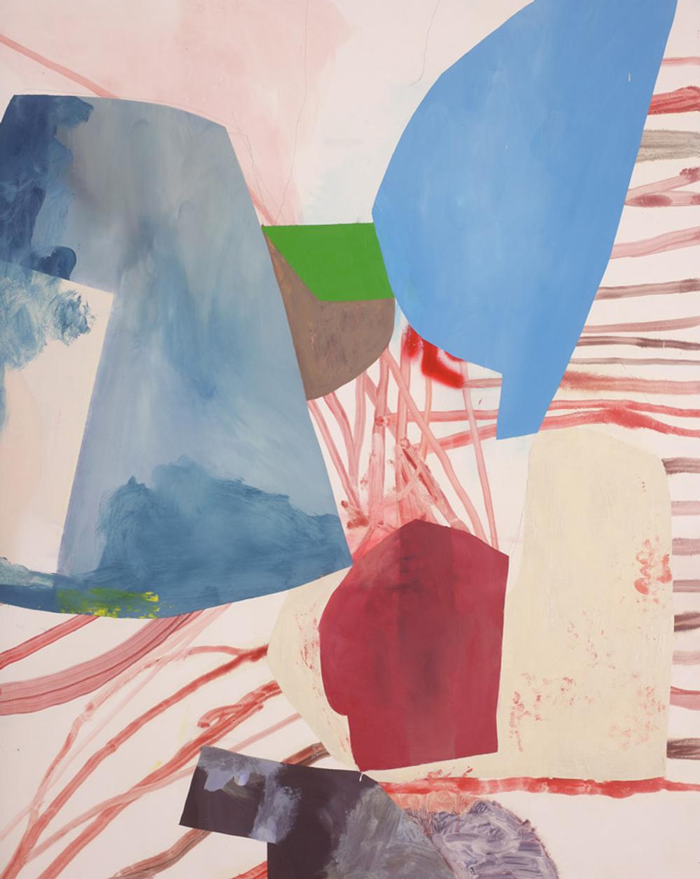 Adrenaline, 2010, acrylic and oil on canvas, 60 x 50 in.