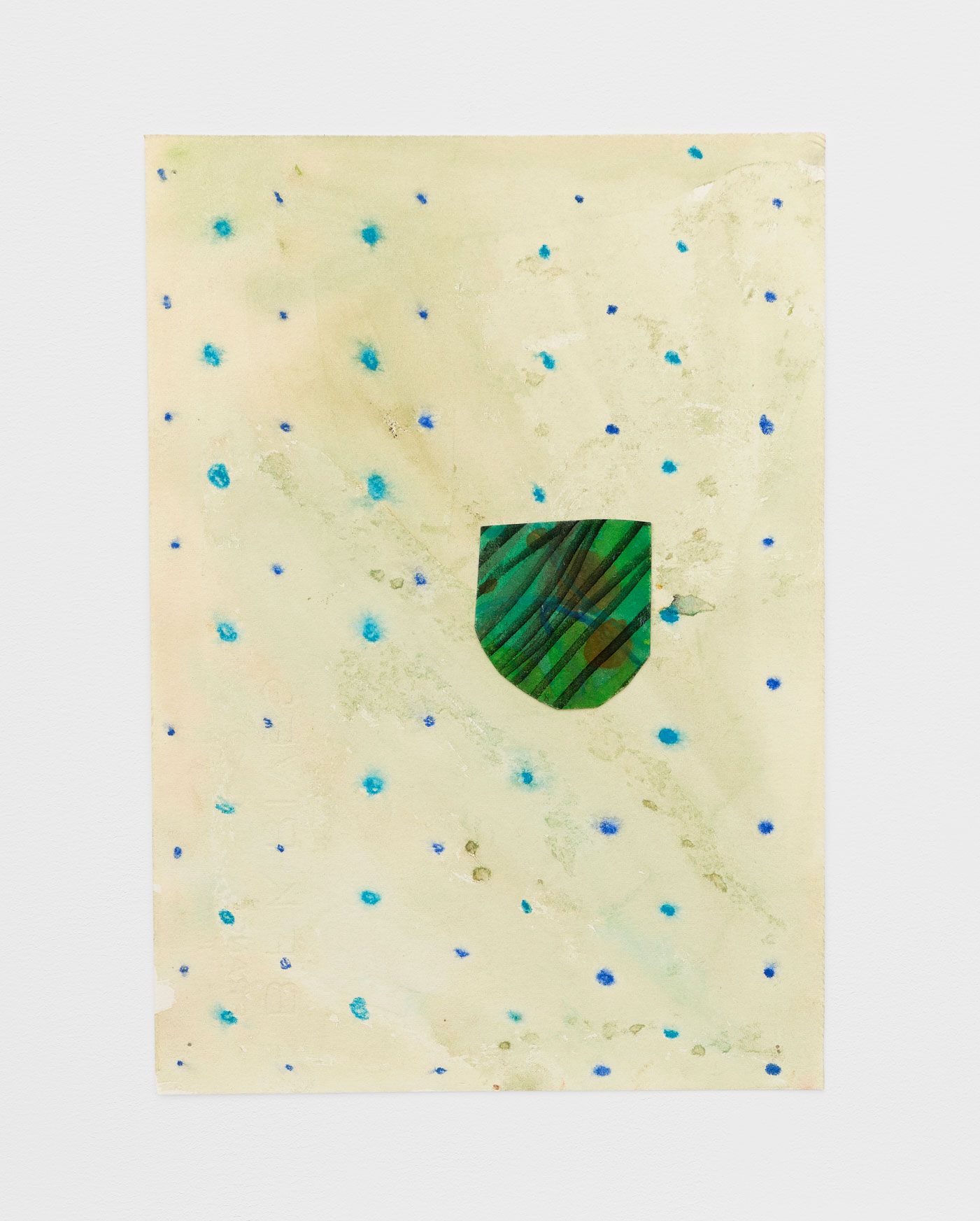 #12, 2019, gouache, pencil on paper, 10 1/2 x 7 1/2 in.