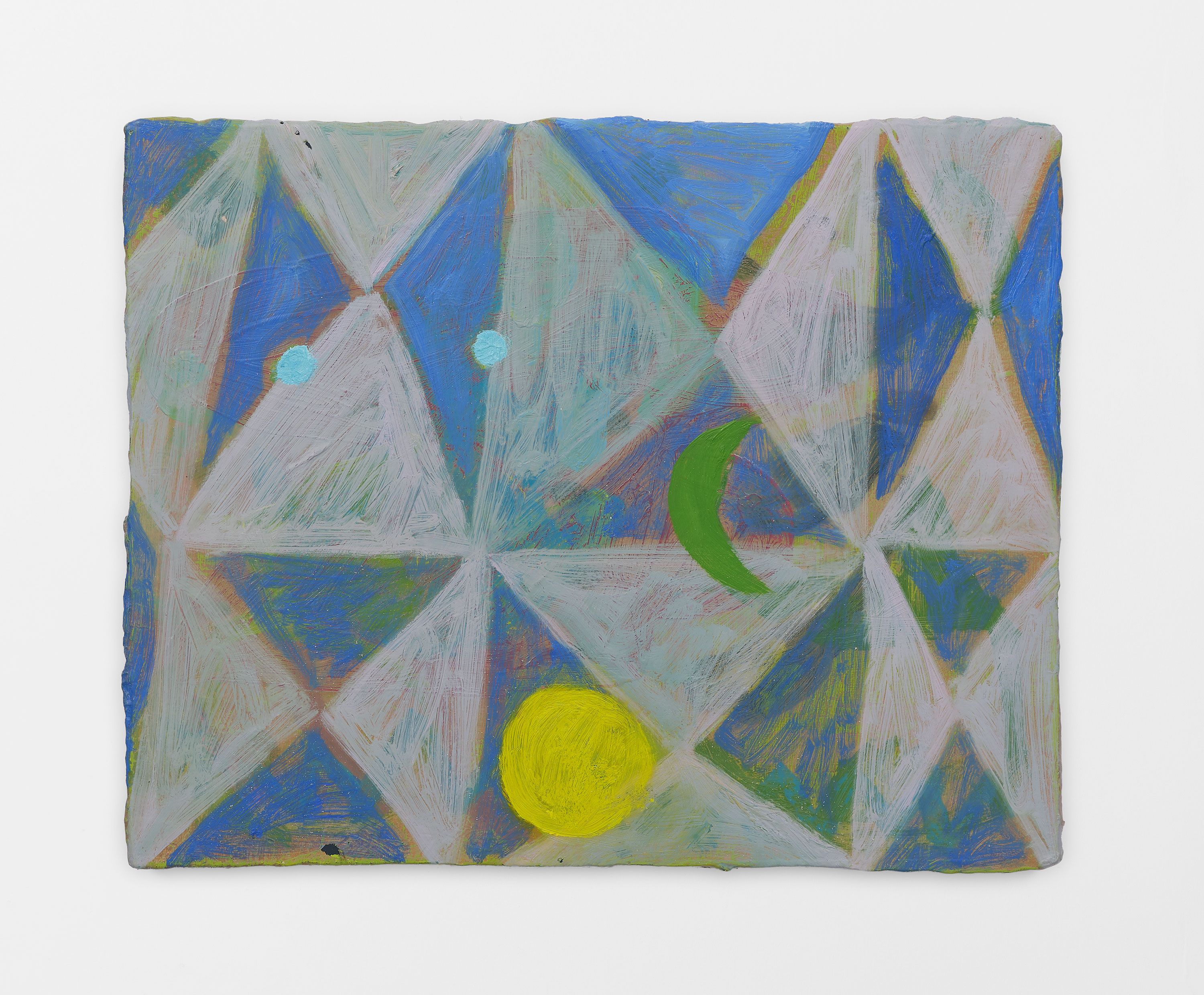 Moon Away, 2023-26, oil on panel, 8 x 10 in.