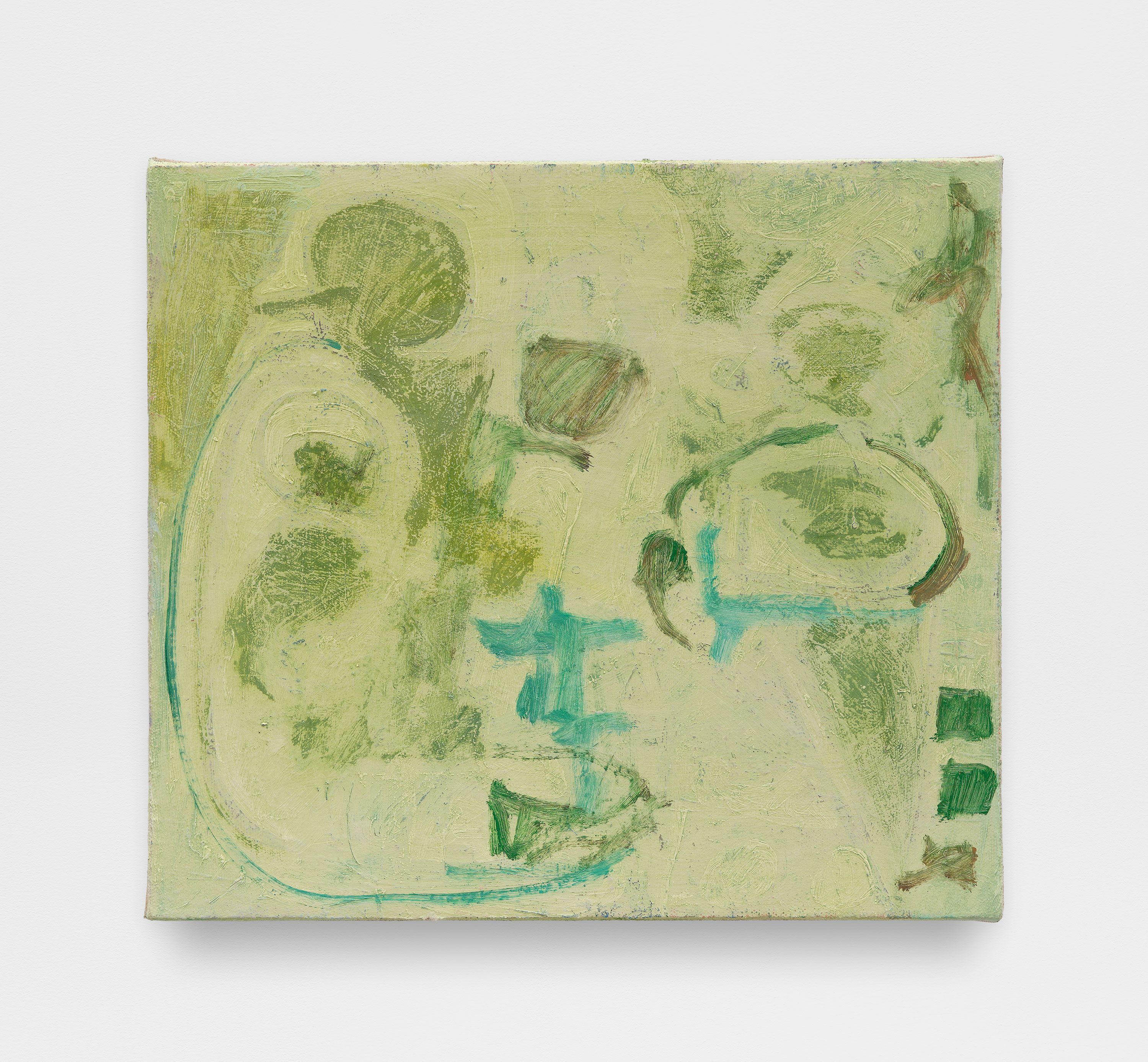 Moss Moon, 2026, oil on linen, 16 x 18 in.
