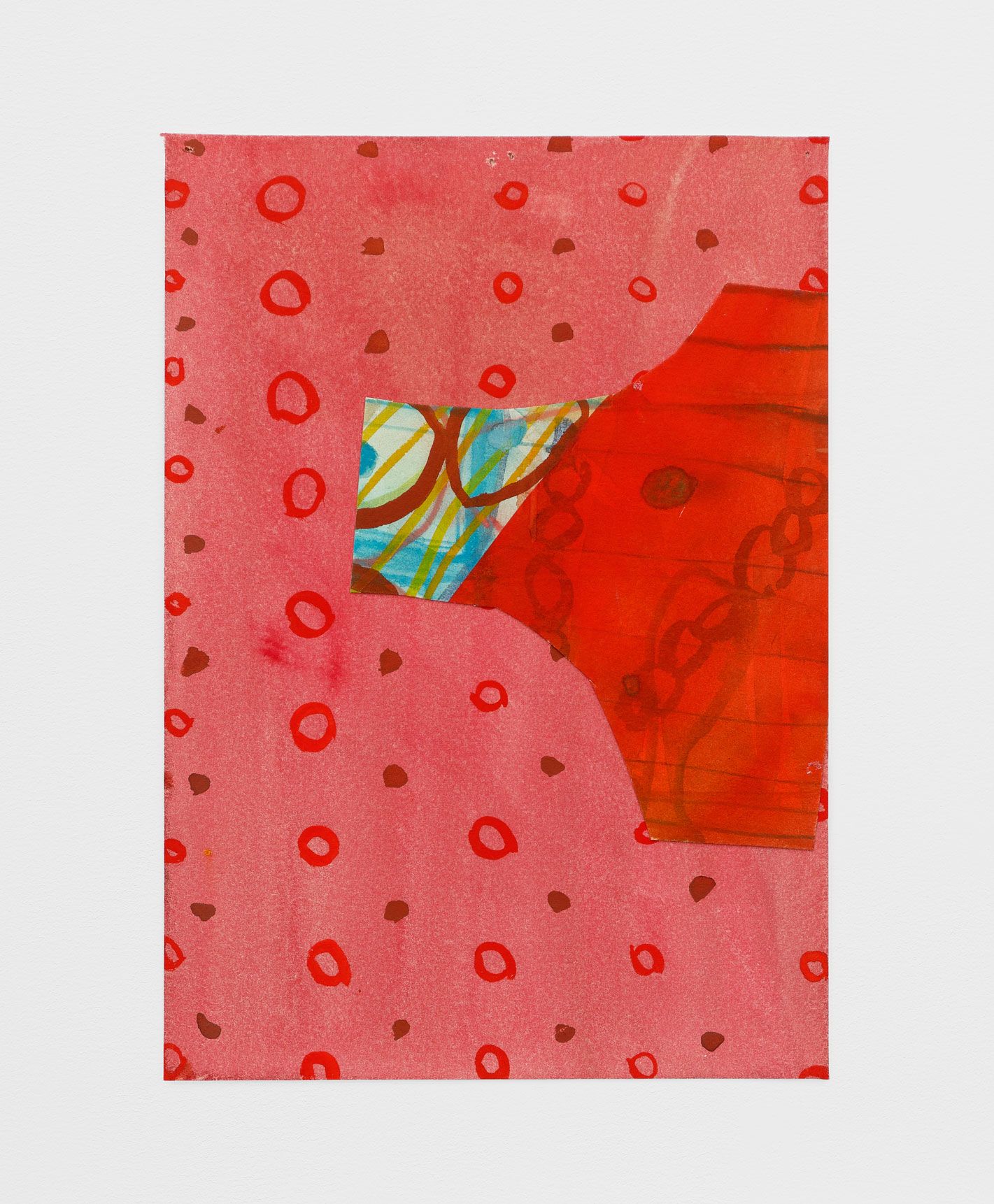 #4, 2019, gouache, pencil on paper, 10 1/2 x 7 1/2 in.