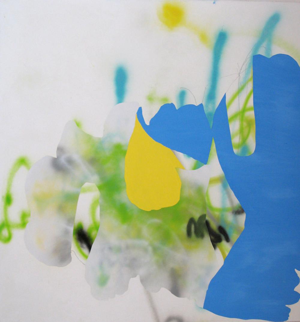 Mirror, 2011, acrylic and oil on canvas, 55 x 45 in.