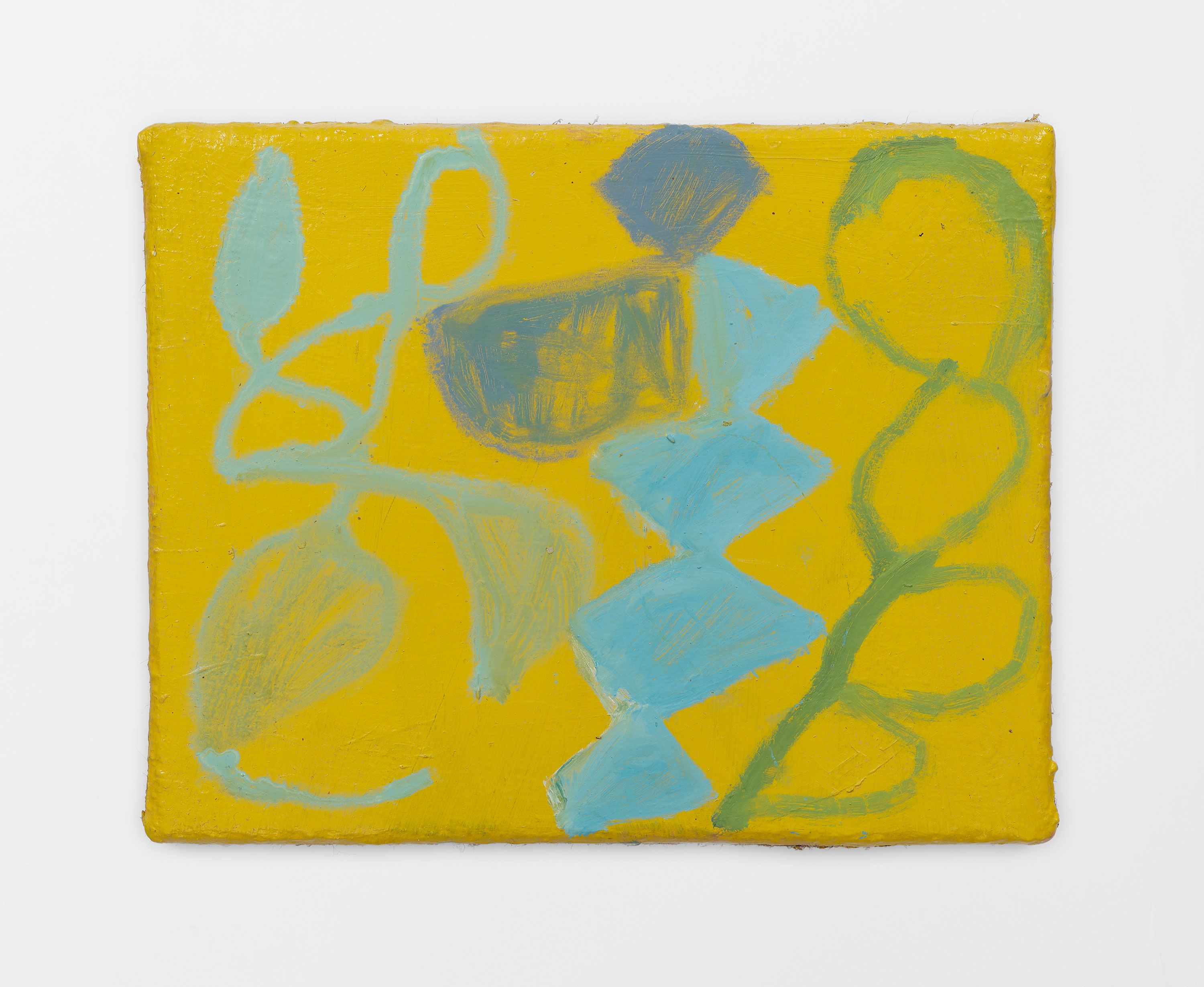 Rome, 2014-26, oil on burlap, linen on panel, 8 x 10 in.