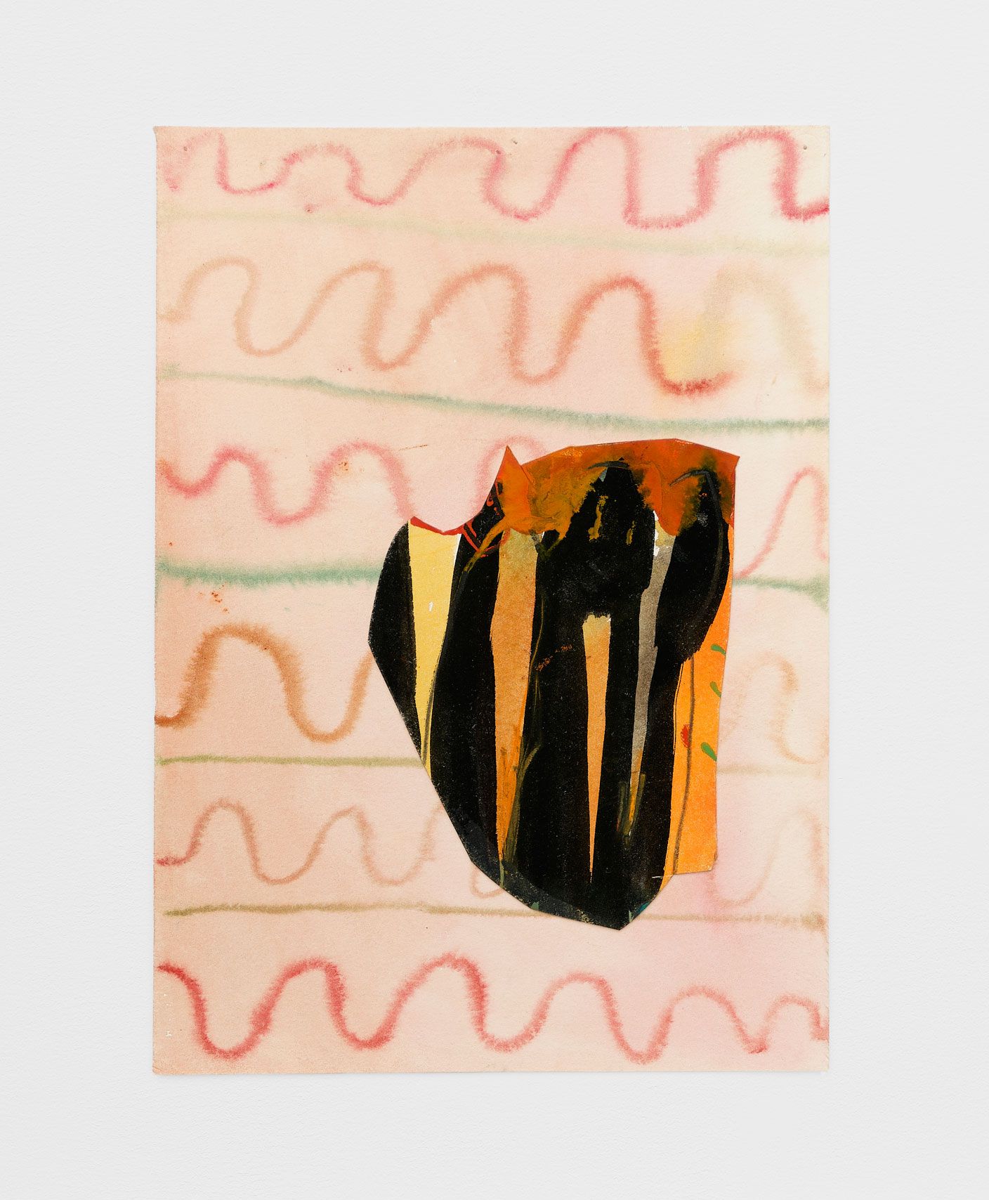#17, 2019, gouache, pencil on paper, 10 1/2 x 7 1/2 in.