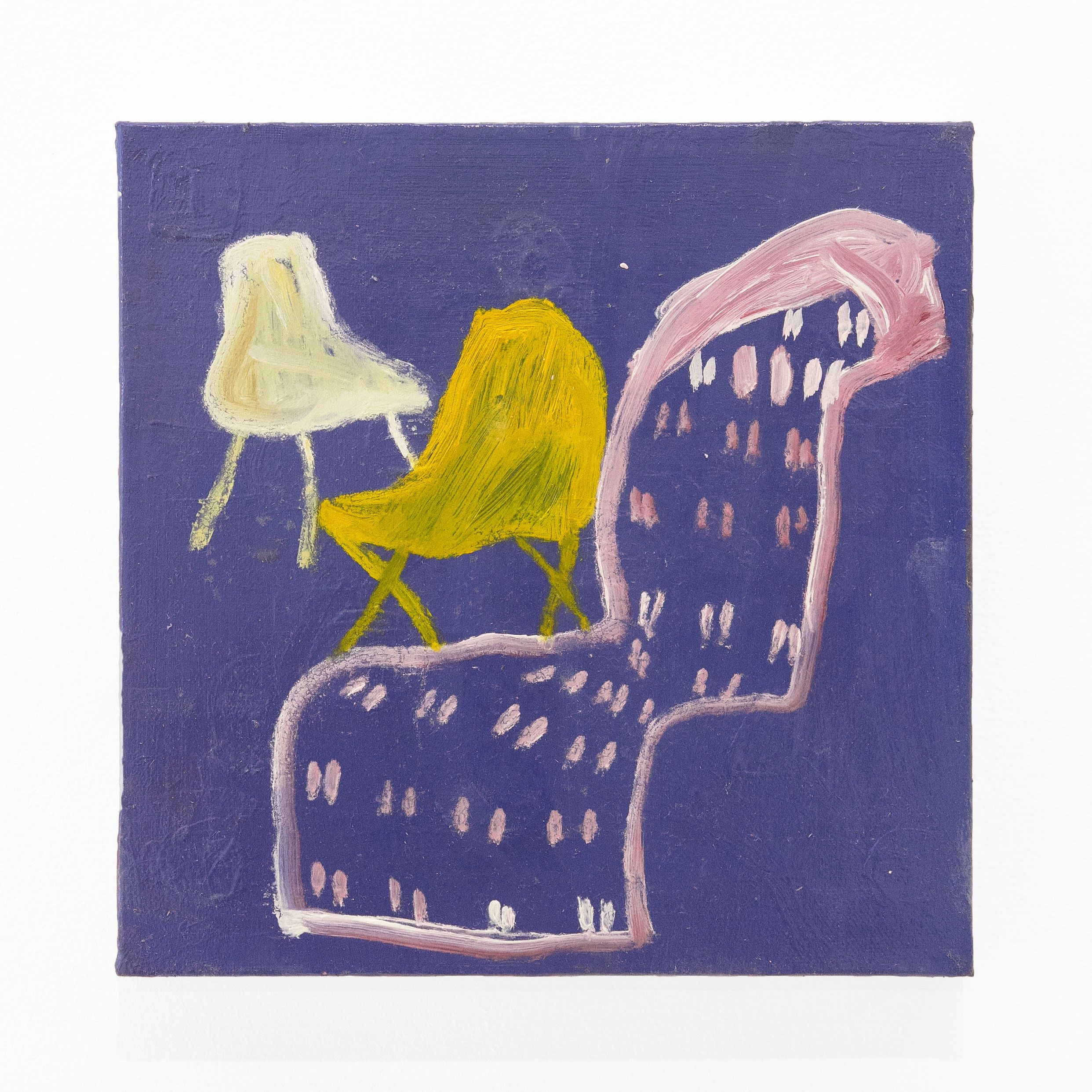 Blue Violet, 2026, oil on canvas, 10 x 10 in.