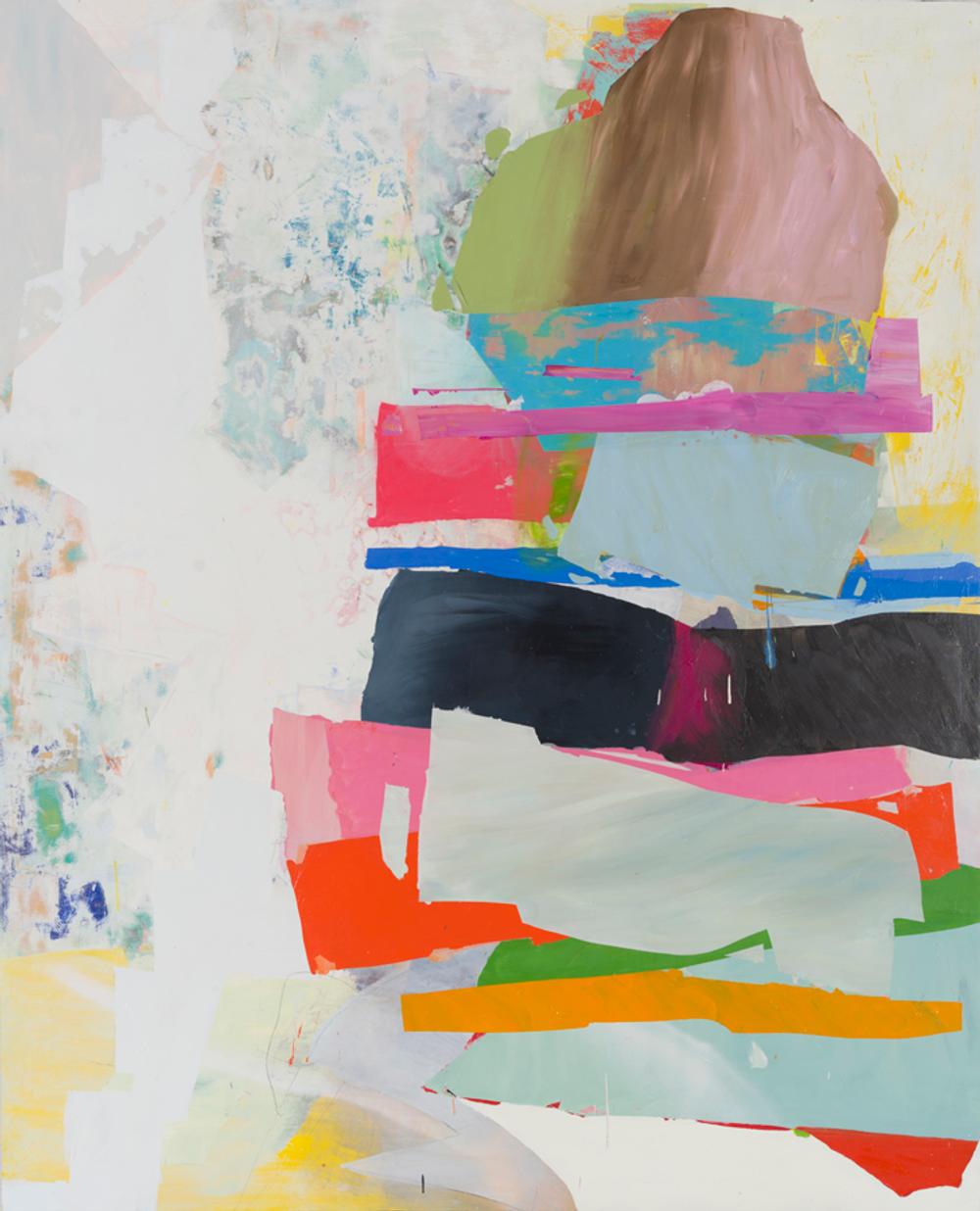 Dahlia, 2015, oil on panel, 80 x 70 in.