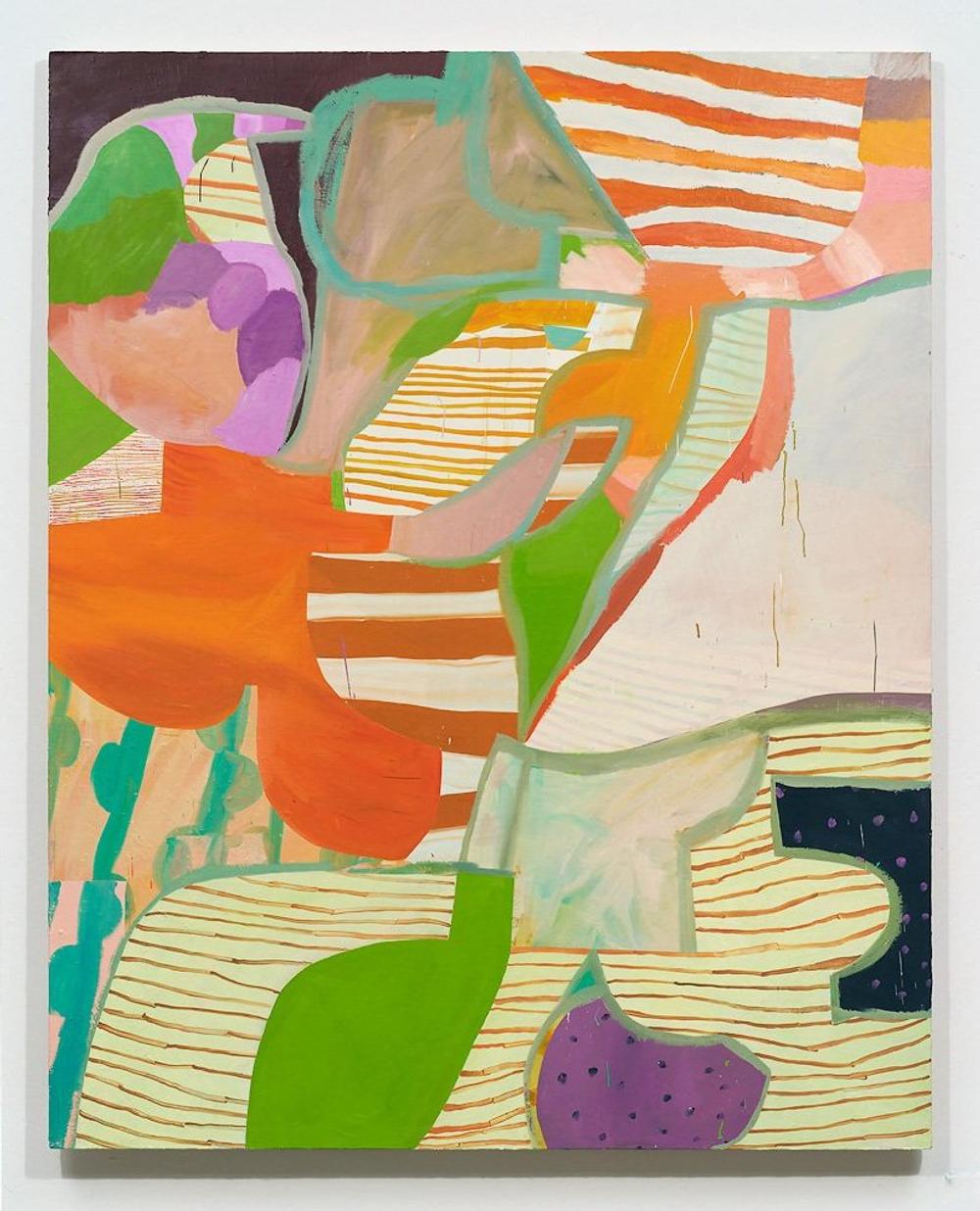 Strangers Sunrise, 2021, oil on canvas, 90 x 80 in.