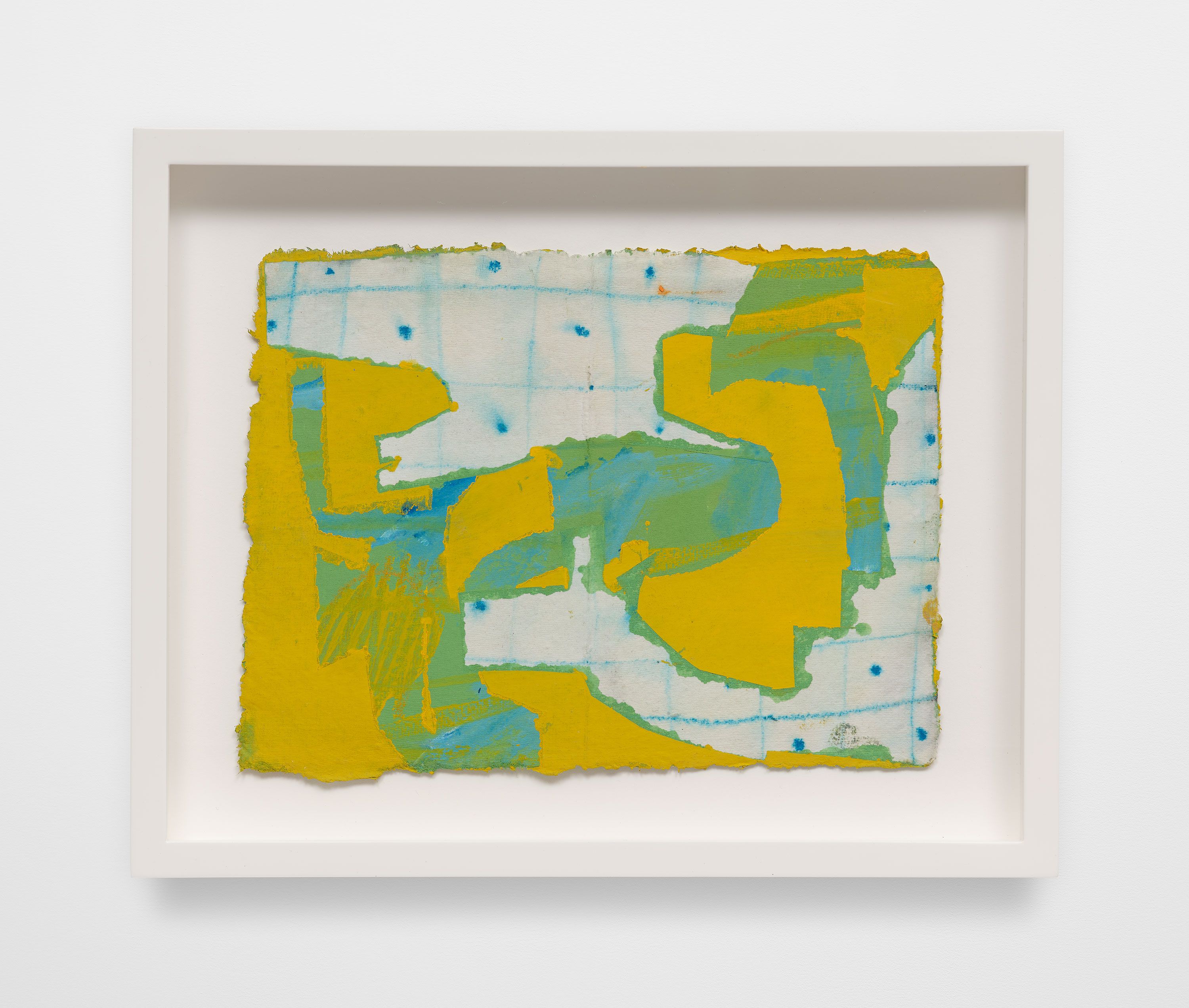 #12 Yellow, 2024, gouache, flashe, pencil on paper 7.5 x 10 in.