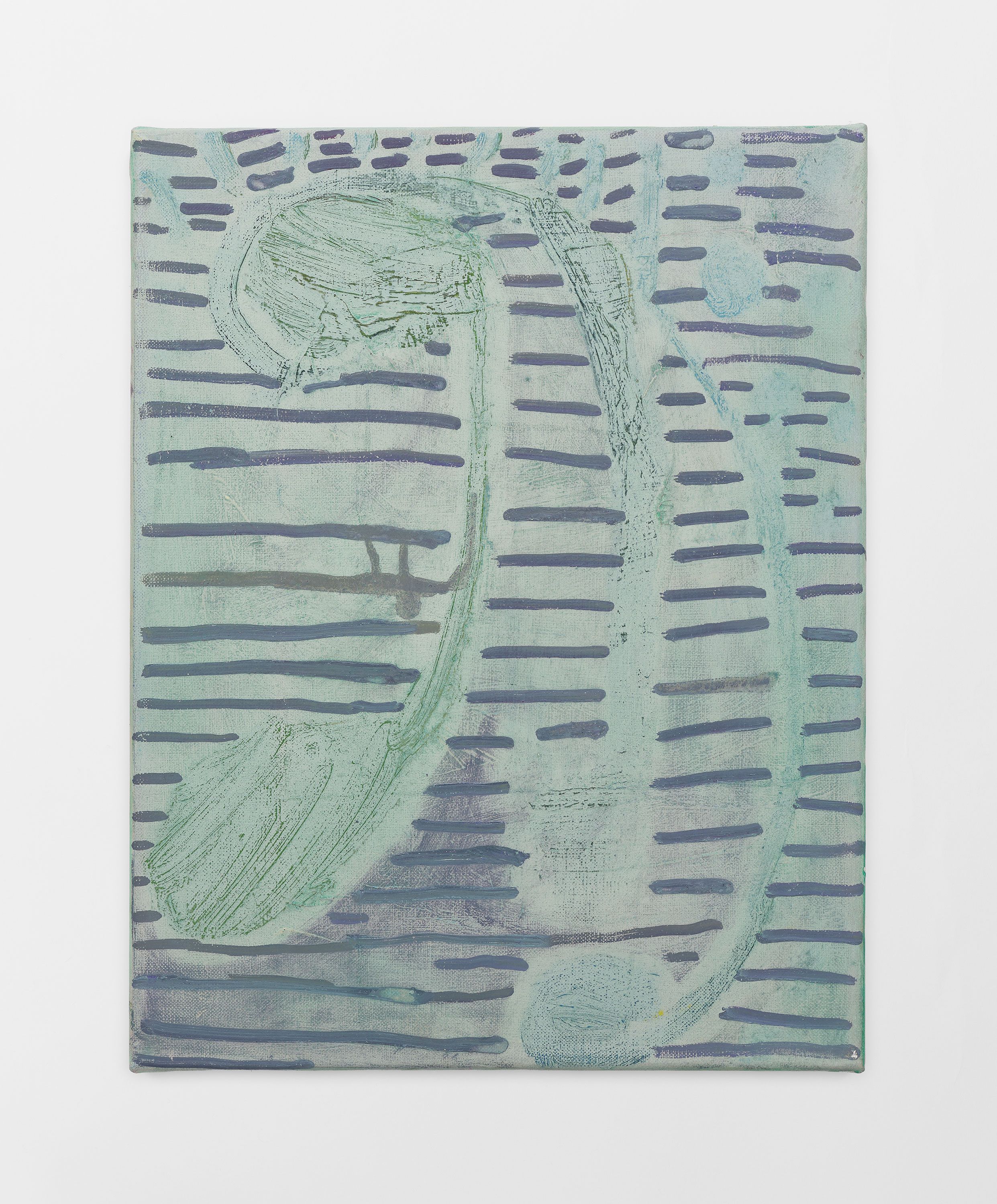 Stripes, 2026, oil on linen, 14 x 11 in.