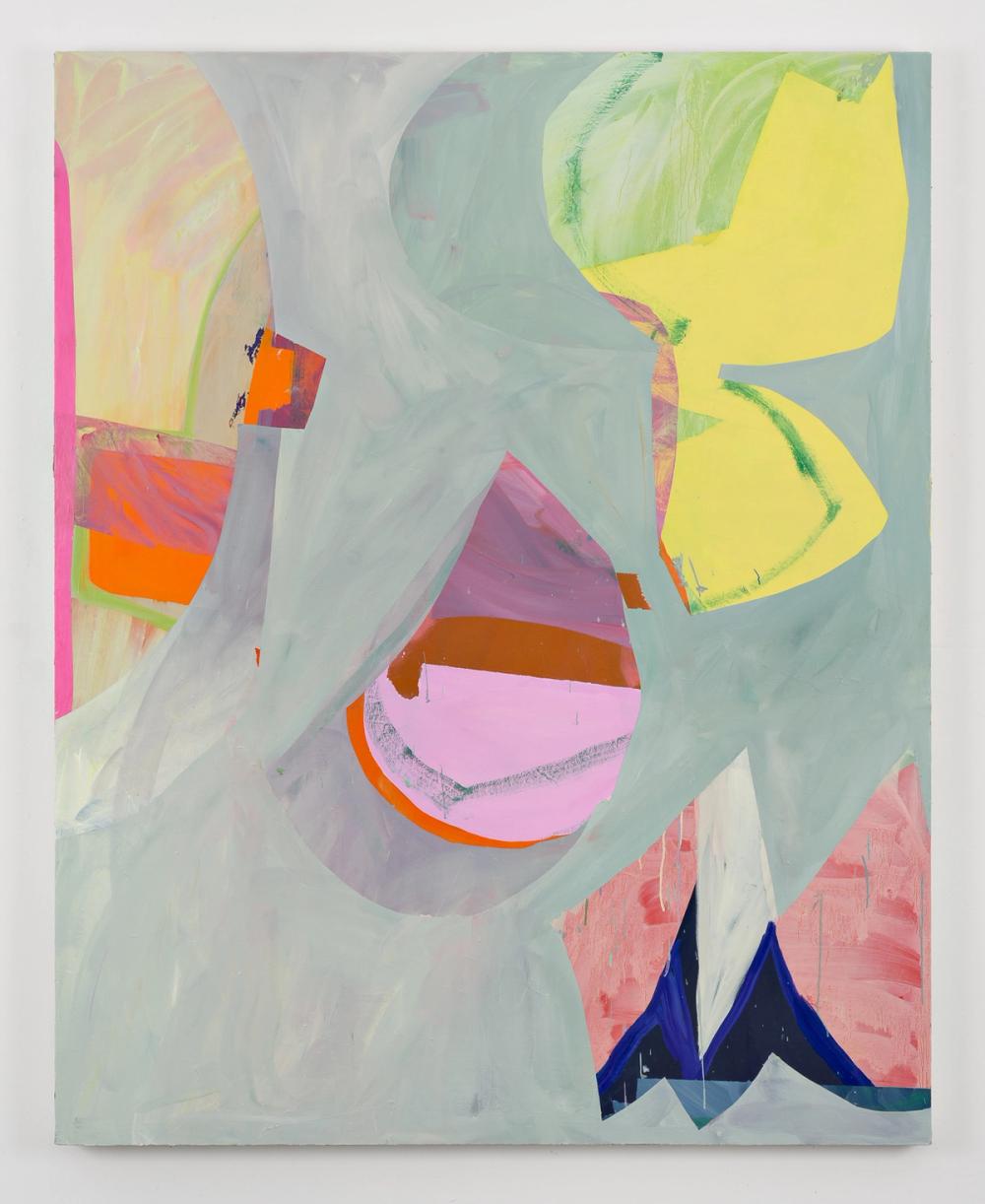Lemonade, 2016, acrylic and oil on canvas, 90 x 80 in.