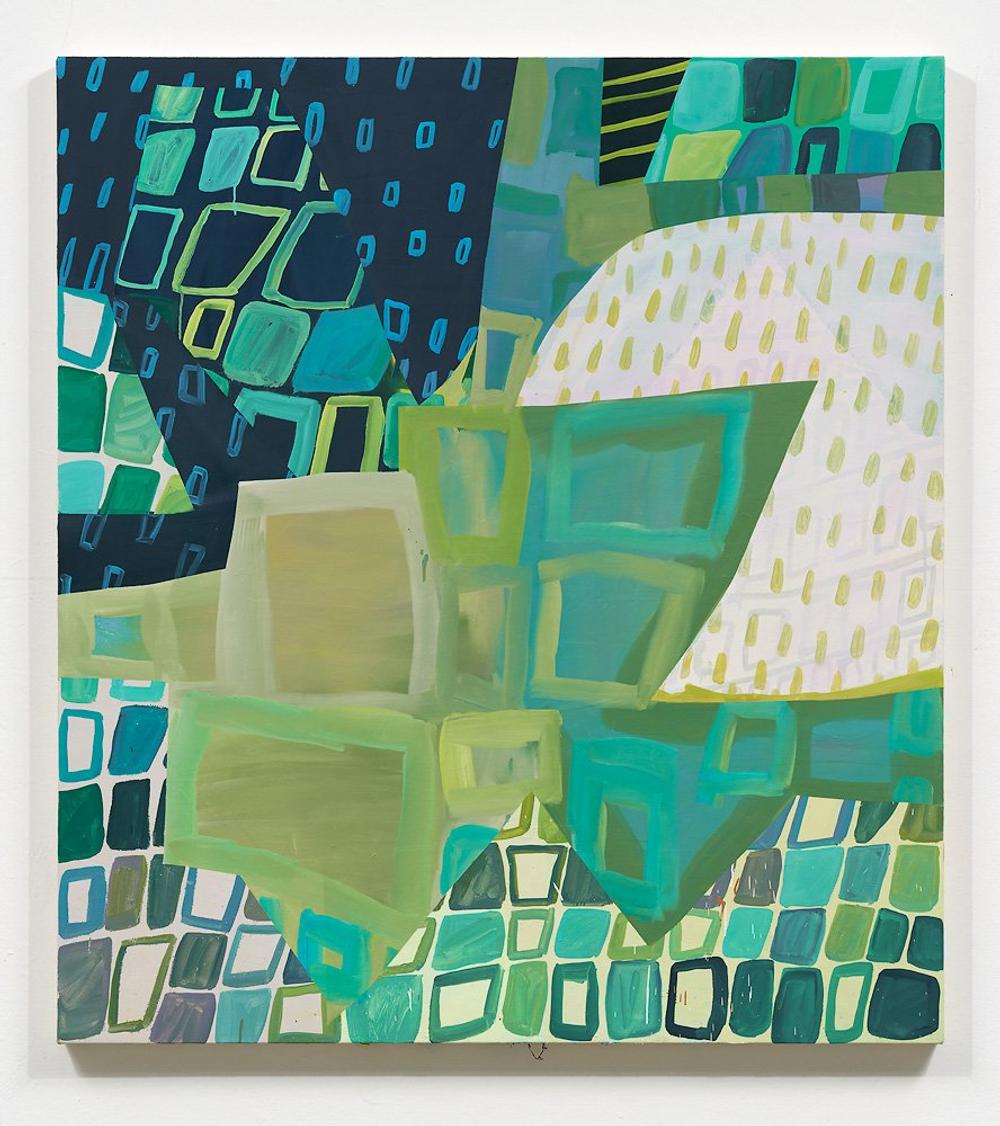 Citronella, 2021, oil on canvas, 55 x 50 in
