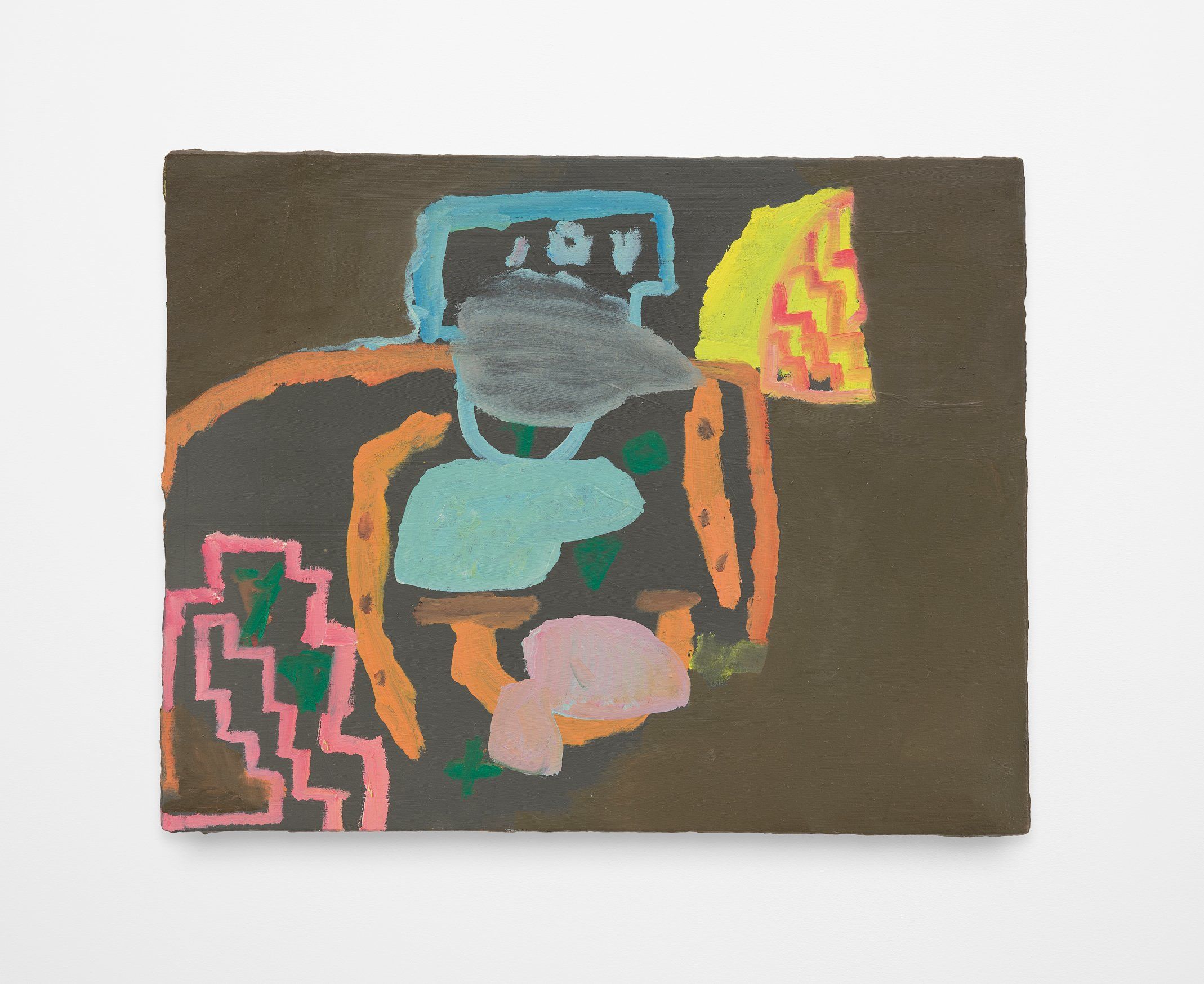 Carryover, 2024, oil on wood panel, 12 x 16 in