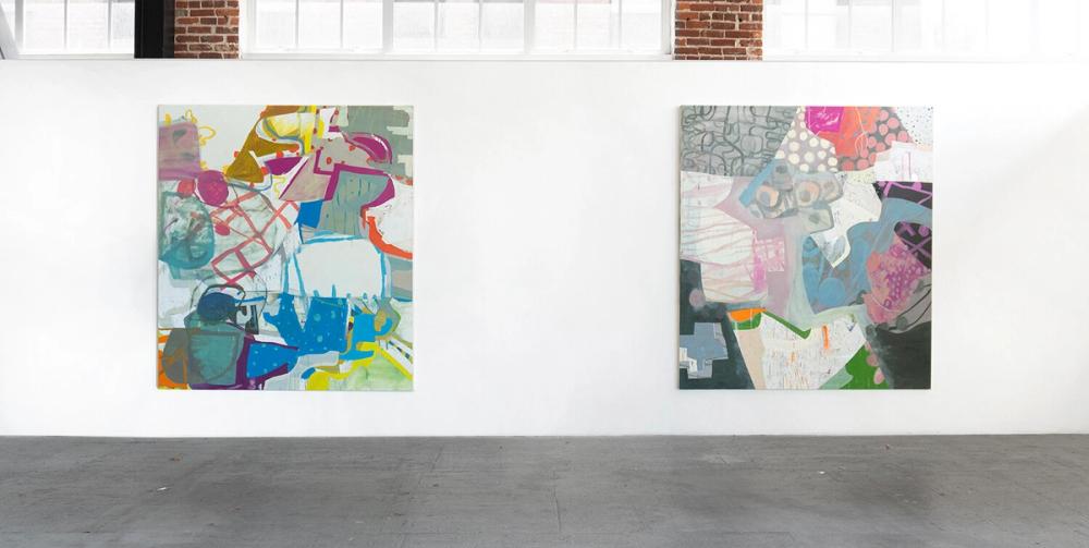Installation view of Gaslight, Flower Power
