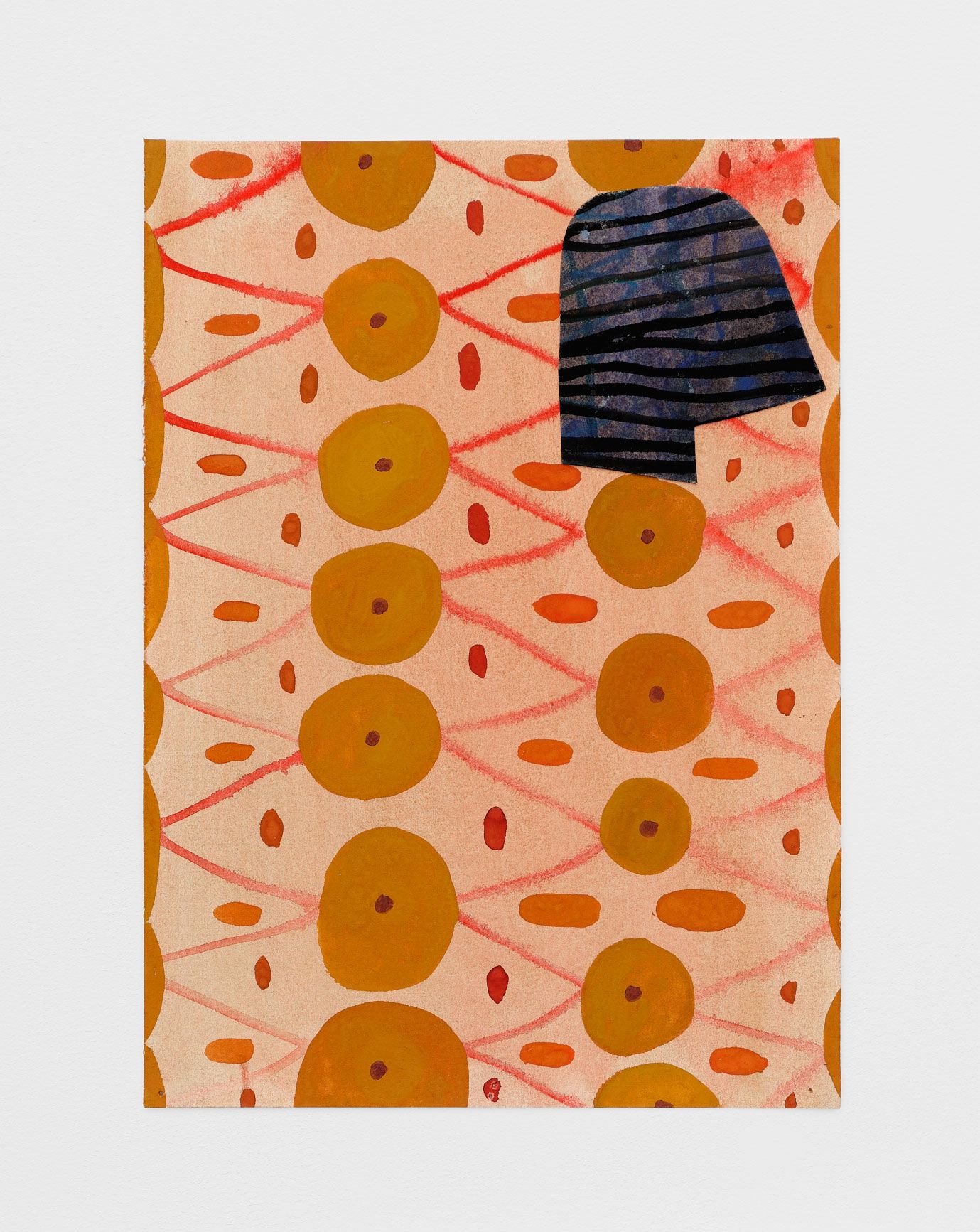 #24, 2019, gouache, pencil on paper, 10 1/2 x 7 1/2 in.