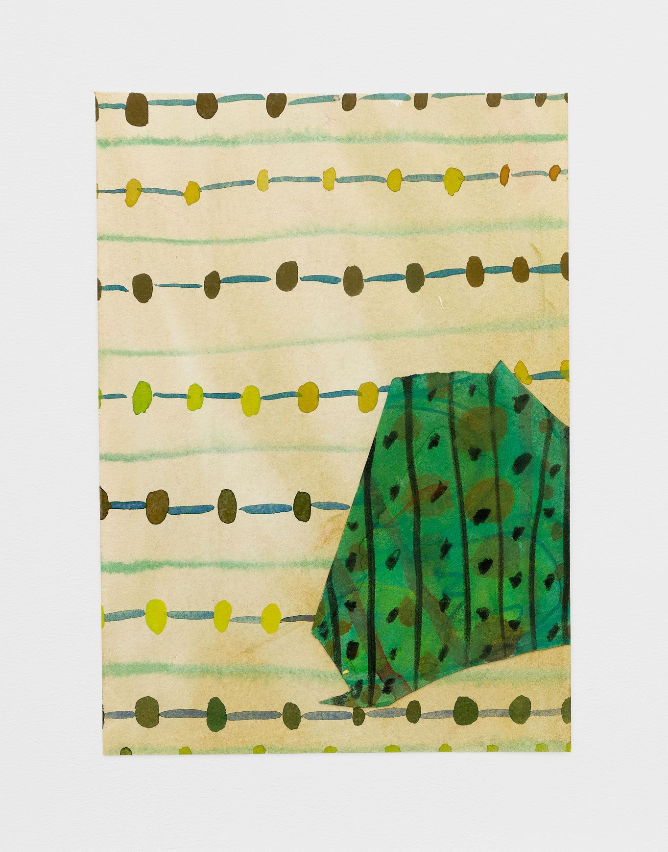 #3, 2019, gouache, pencil on paper, 10 1/2 x 7 1/2 in.