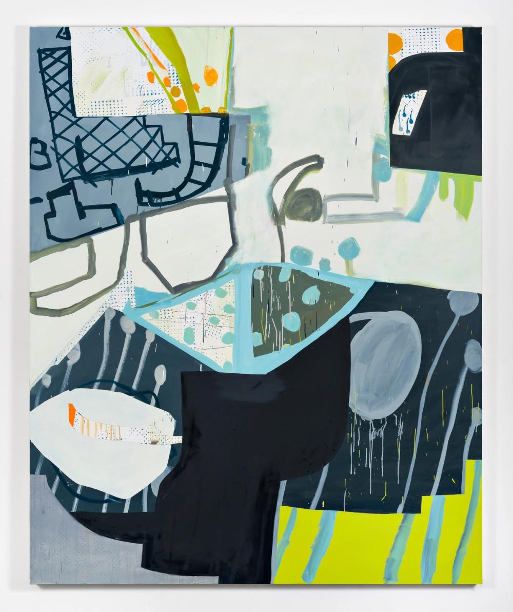 Healing Thing, 2019, acrylic and oil on canvas, 80 x 70 in.