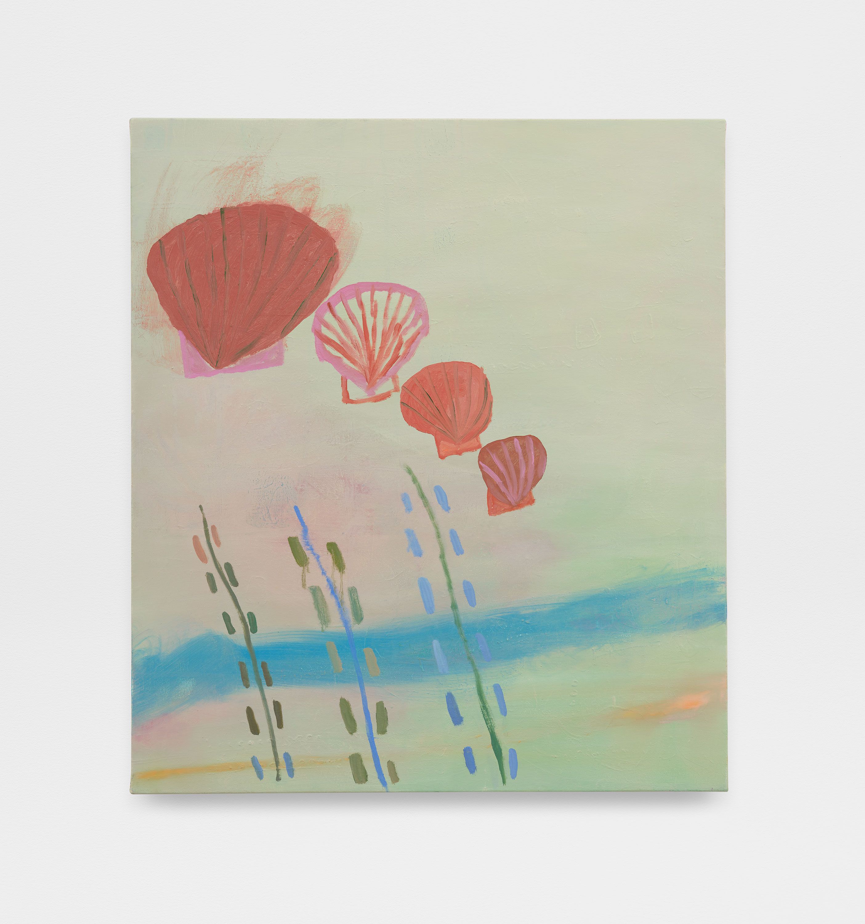 Pulling From, 2025, oil on canvas, 34 x 30 in.