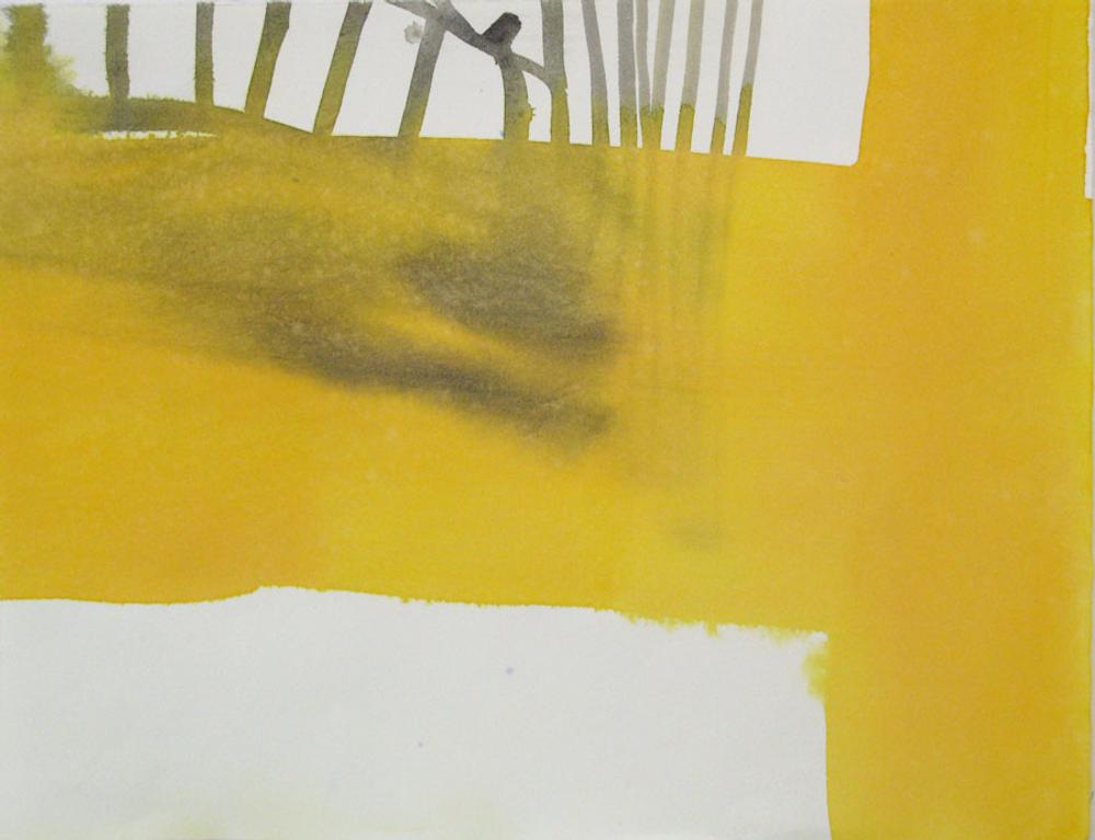 Windowsill, 2009, watercolor on paper, 12 x 16 in.