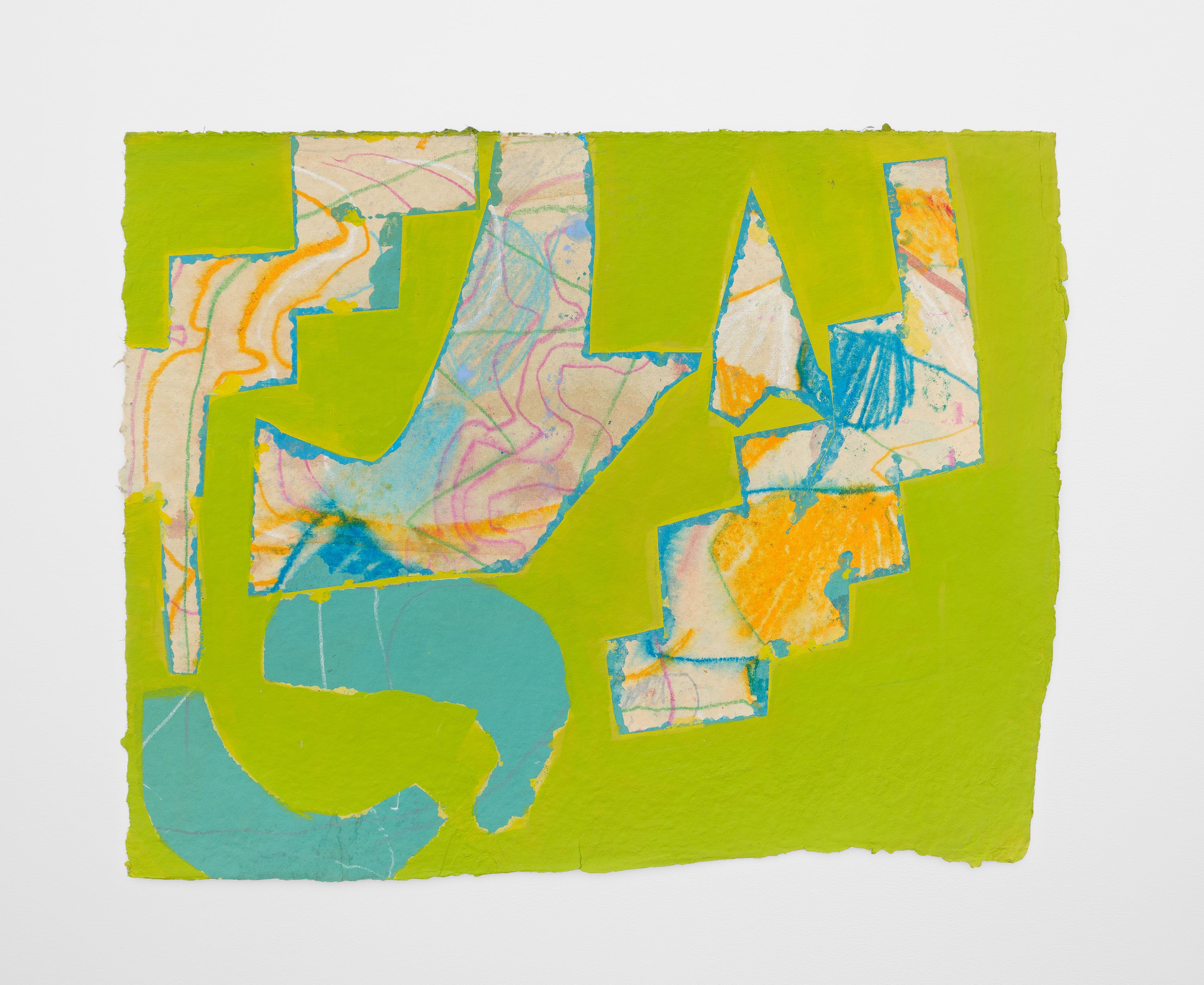  #18L, 2024, gouache, flashe, watercolor, and pencil on paper, 13 x 16 in.