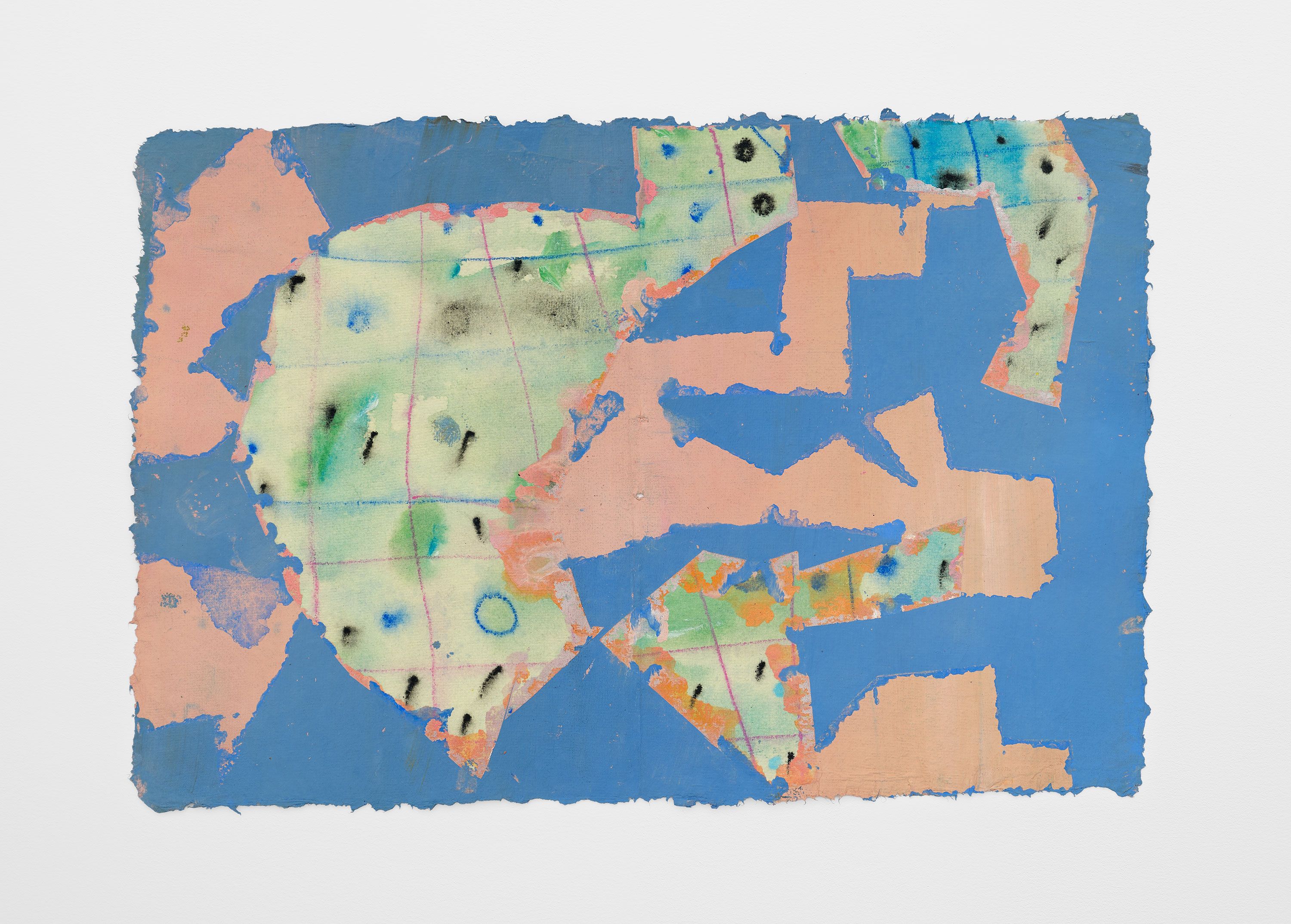 #16Bp, 2024, gouache, flashe, pencil on paper 9 1/4 x 14 1/2 in.