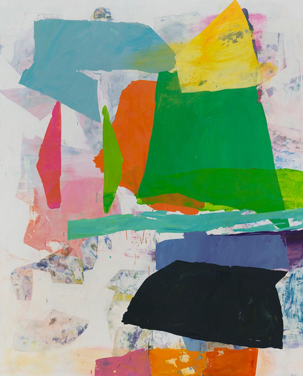 Words for Sounds, 2015, oil on canvas, 80 x 70 in.