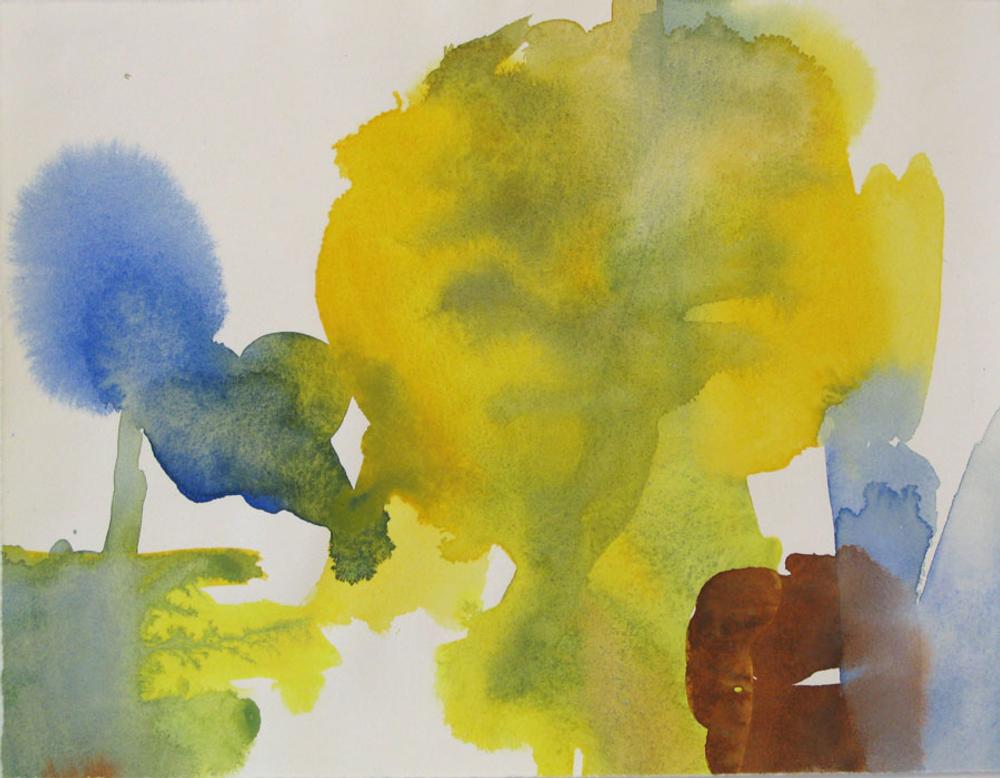 Fuse Page, 2009, watercolor on paper, 12 x 16 in.
