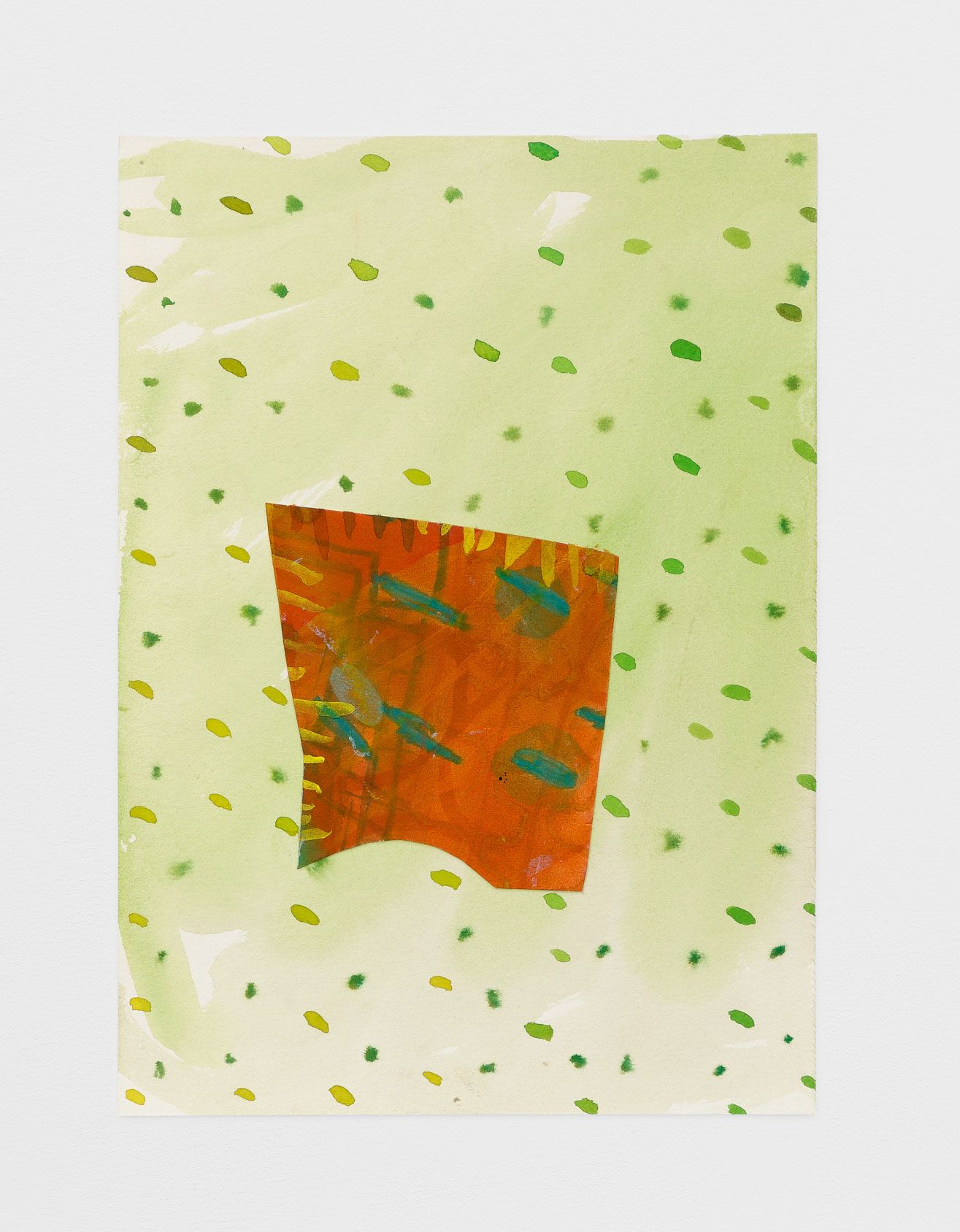 #24, 2019, gouache, pencil on paper, 10 1/2 x 7 1/2 in.