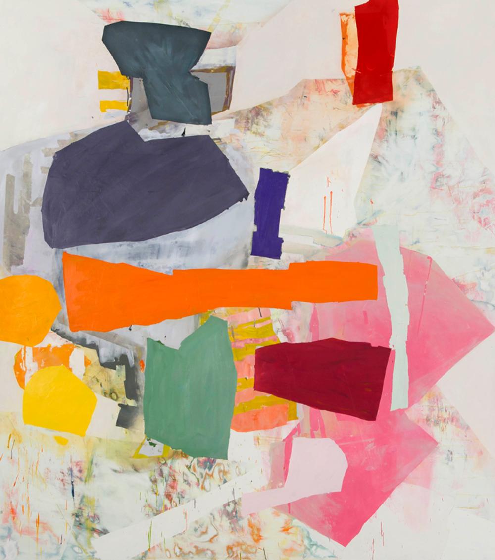 Sounds Hello, 2016, oil on panel, 80 x 70 in.
