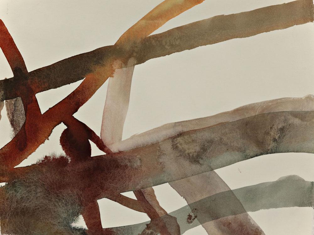 Two Plus Two, 2009, watercolor on paper, 12 x 16 in.