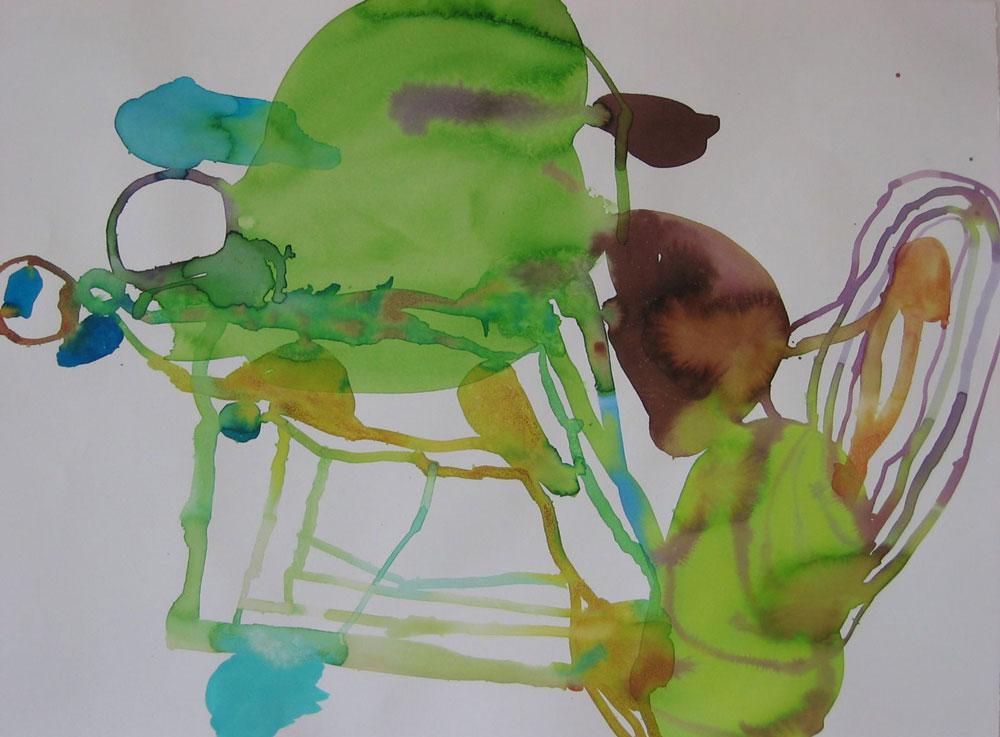 Salt to Sea, 2006, watercolor on paper, 22 x 30 in.