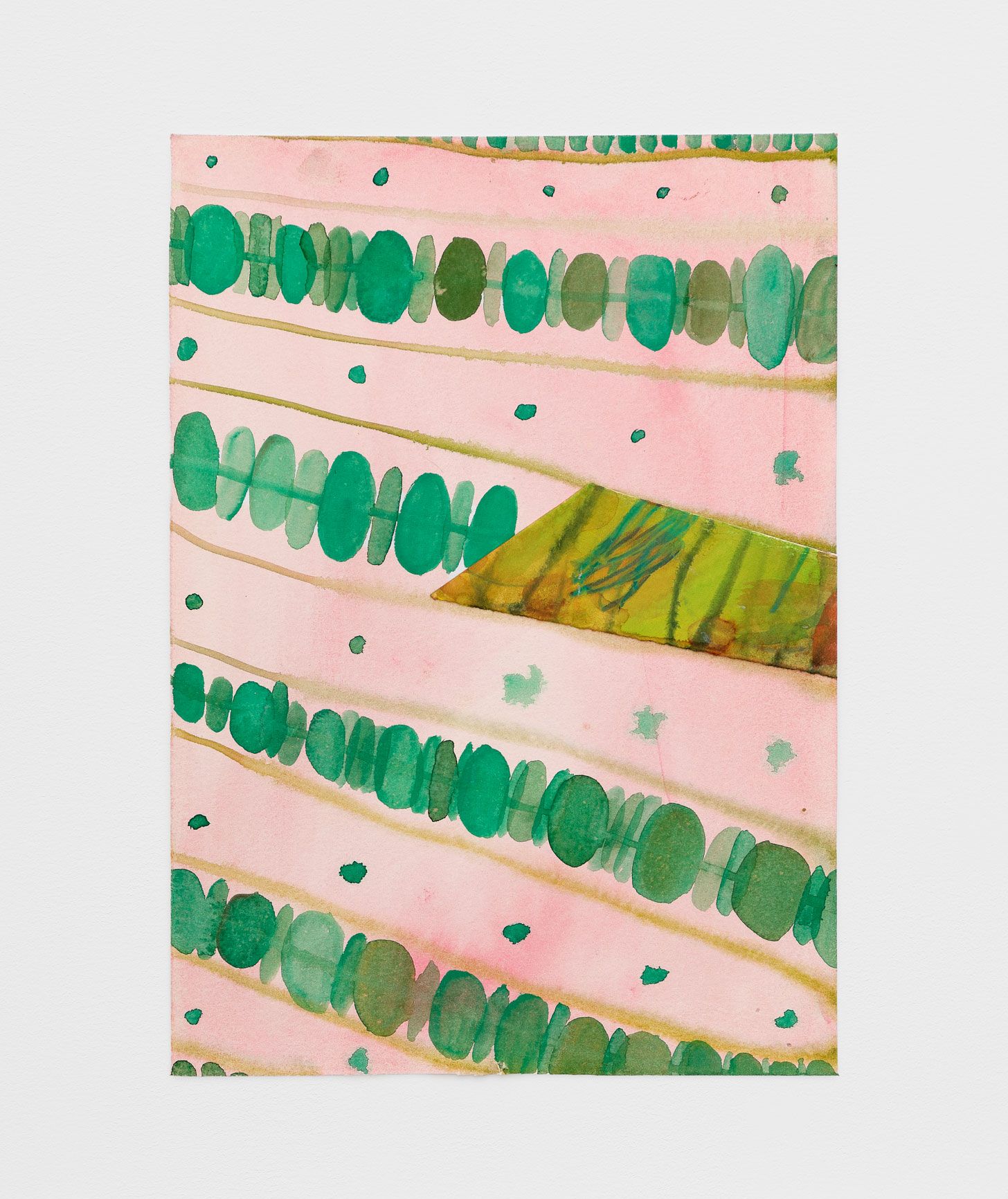 #8, 2019, gouache, pencil on paper, 10 1/2 x 7 1/2 in.